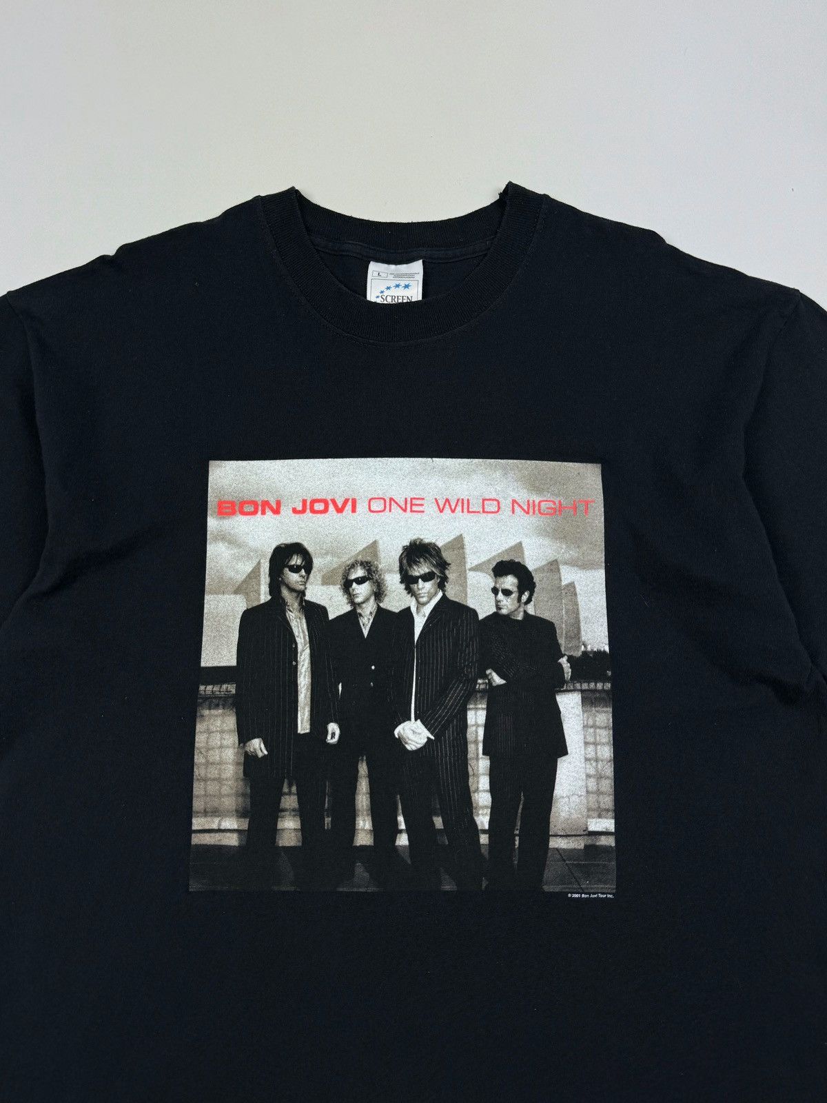 Band Tees × Bon Jovi 2001 Bon Jovi One Wild Night World Tour T-Shirt Size US L / EU 52-54 / 3 - 2 Thumbnail
