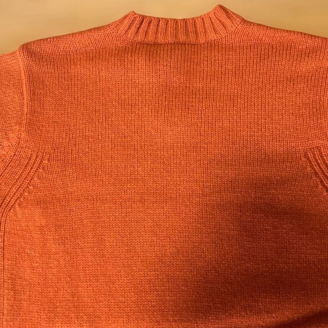 Dries Van Noten VINTAGE Dries Van Noten Sweater Orange V-Neck M 90s 2000s New Men Size US M / EU 48-50 / 2 - 6 Thumbnail