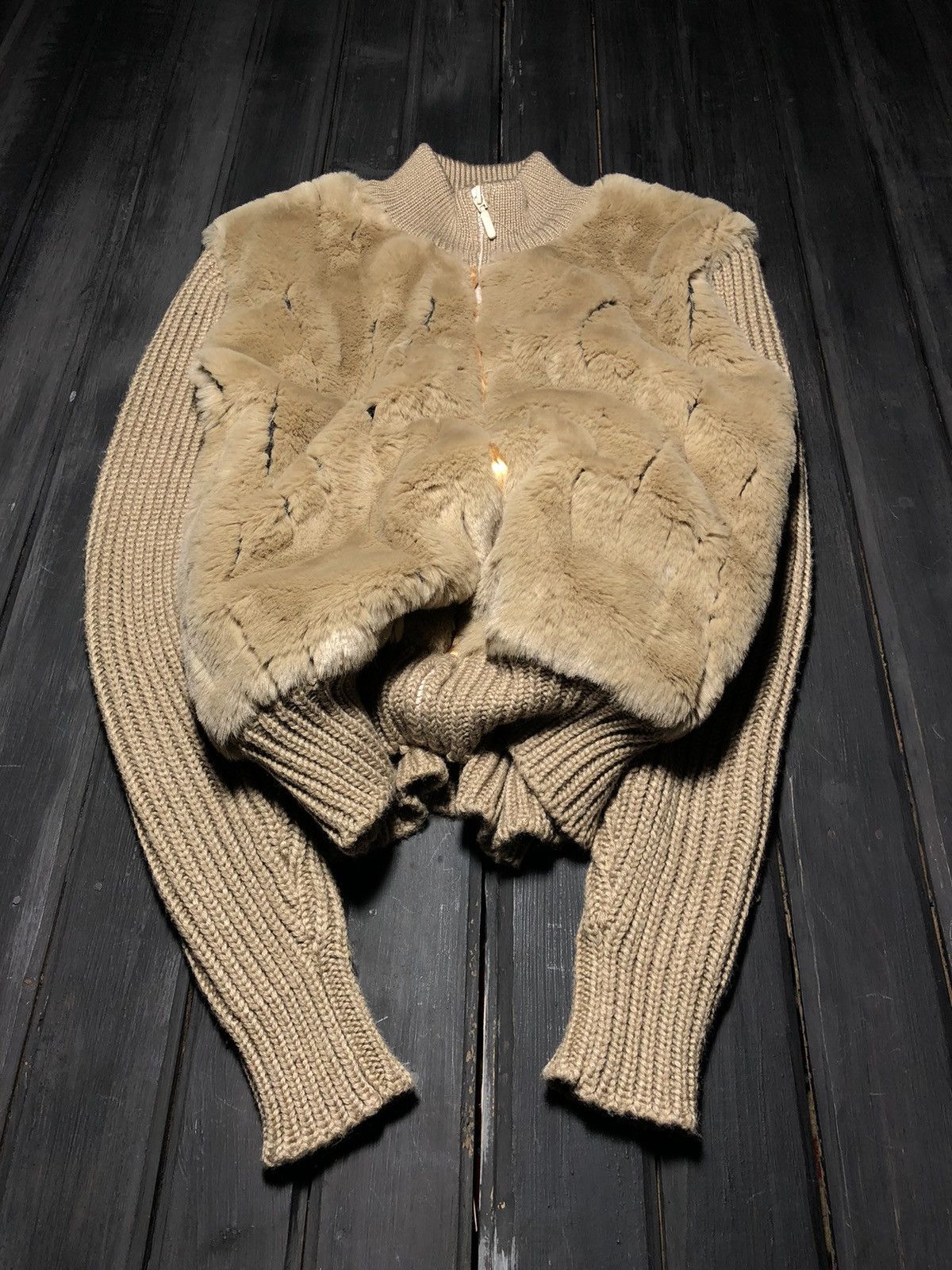 Japanese Brand Japanese Brand If Six Was Nine Rick Owens Style Fur Sweater Size US M / EU 48-50 / 2 - 1 Thumbnail