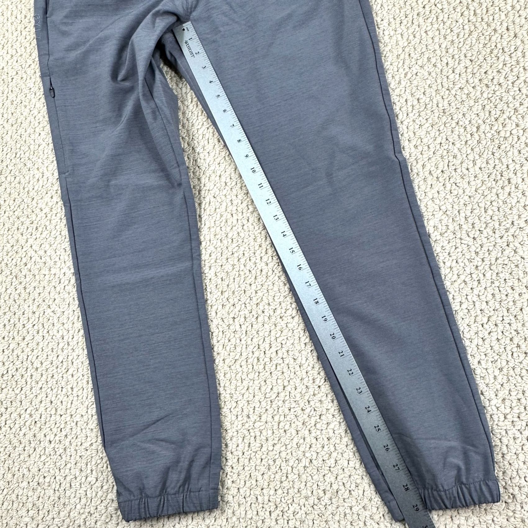 Asics BYLT Jogger Pants Mens 32 Gray Kinetic Premium Performance Activewear Basics Size US 32 / EU 48 - 6 Thumbnail