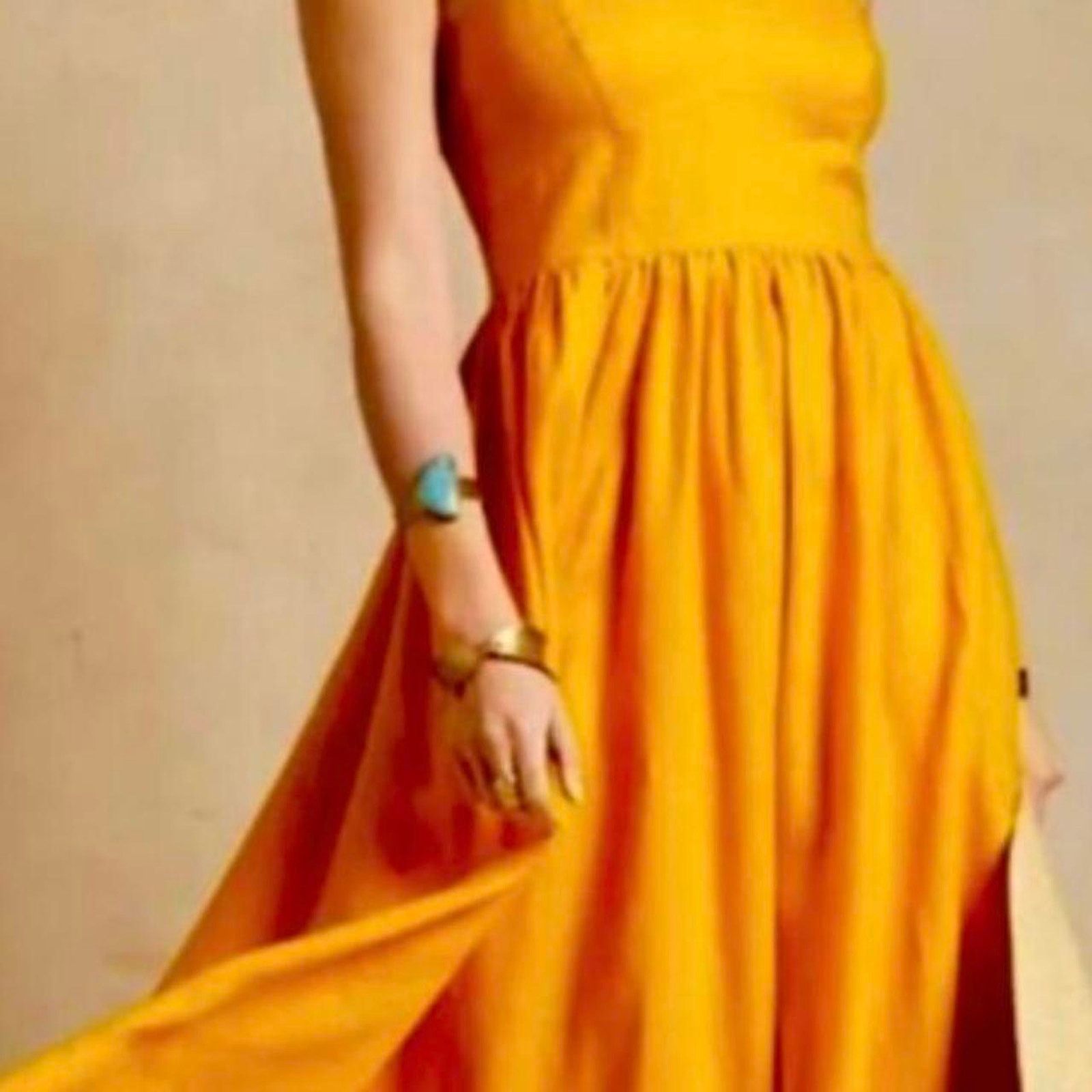 Banana Republic Yellow - Banana republic maxi dress- summer dress. Size S / US 4 / IT 40 - 1 Thumbnail