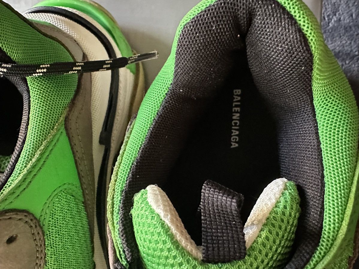 Balenciaga Balenciaga triple s green/grey Size US 7 / EU 40 - 4 Thumbnail