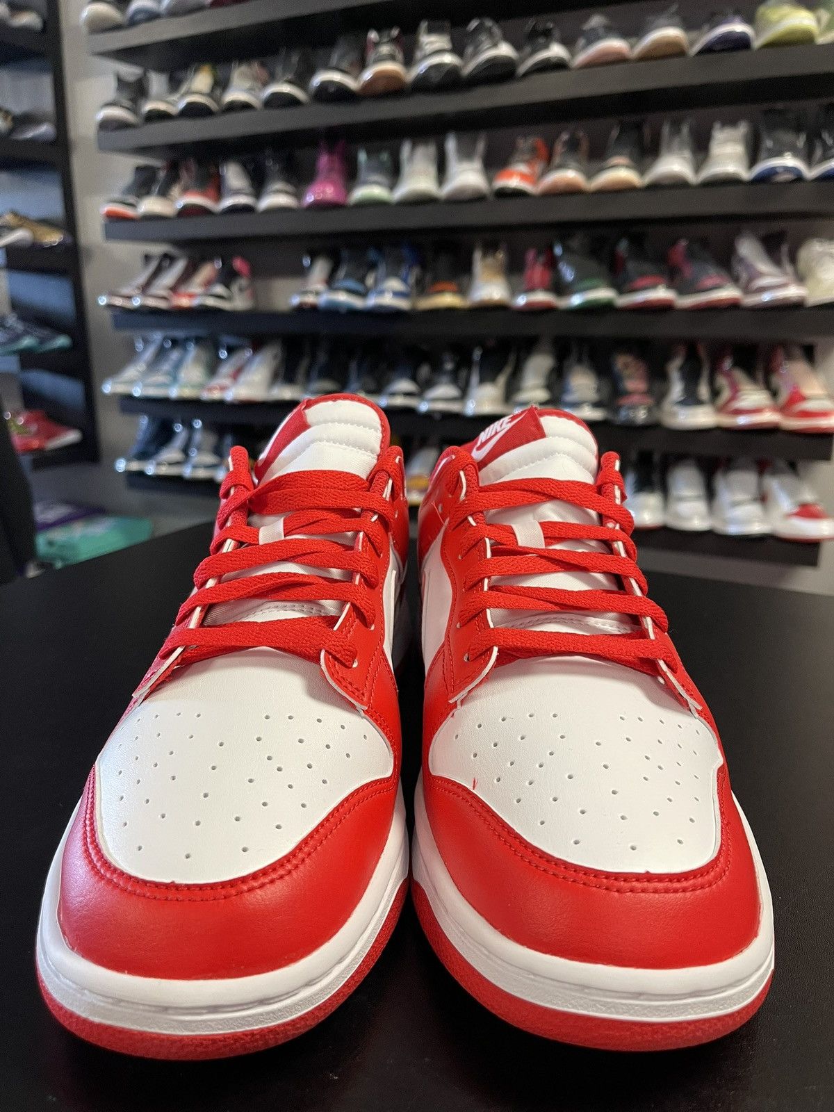 Nike Size 12 - Nike Dunk Low Red St John’s Size US 12 / EU 45 - 2 Thumbnail