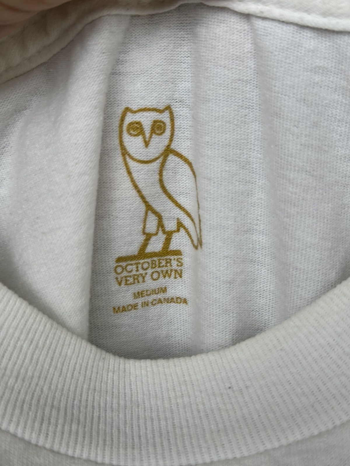 October's Very Own October’s Very Own Vintage OVO Owl Logo T- Shirt White/Gold Size US M / EU 48-50 / 2 - 5 Thumbnail