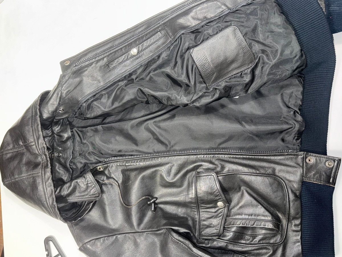 Japanese Brand × Vintage Aviator leather jacket vintage like avirex bomber Size US L / EU 52-54 / 3 - 3 Thumbnail