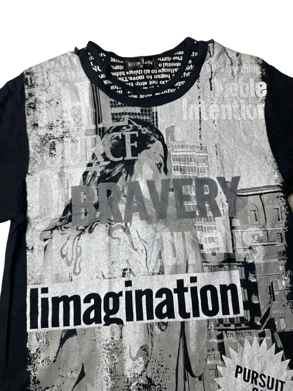 If Six Was Nine 2000's Wildlife Punk Girl Double Layer Tribal Shirt Size US M / EU 48-50 / 2 - 2 Thumbnail