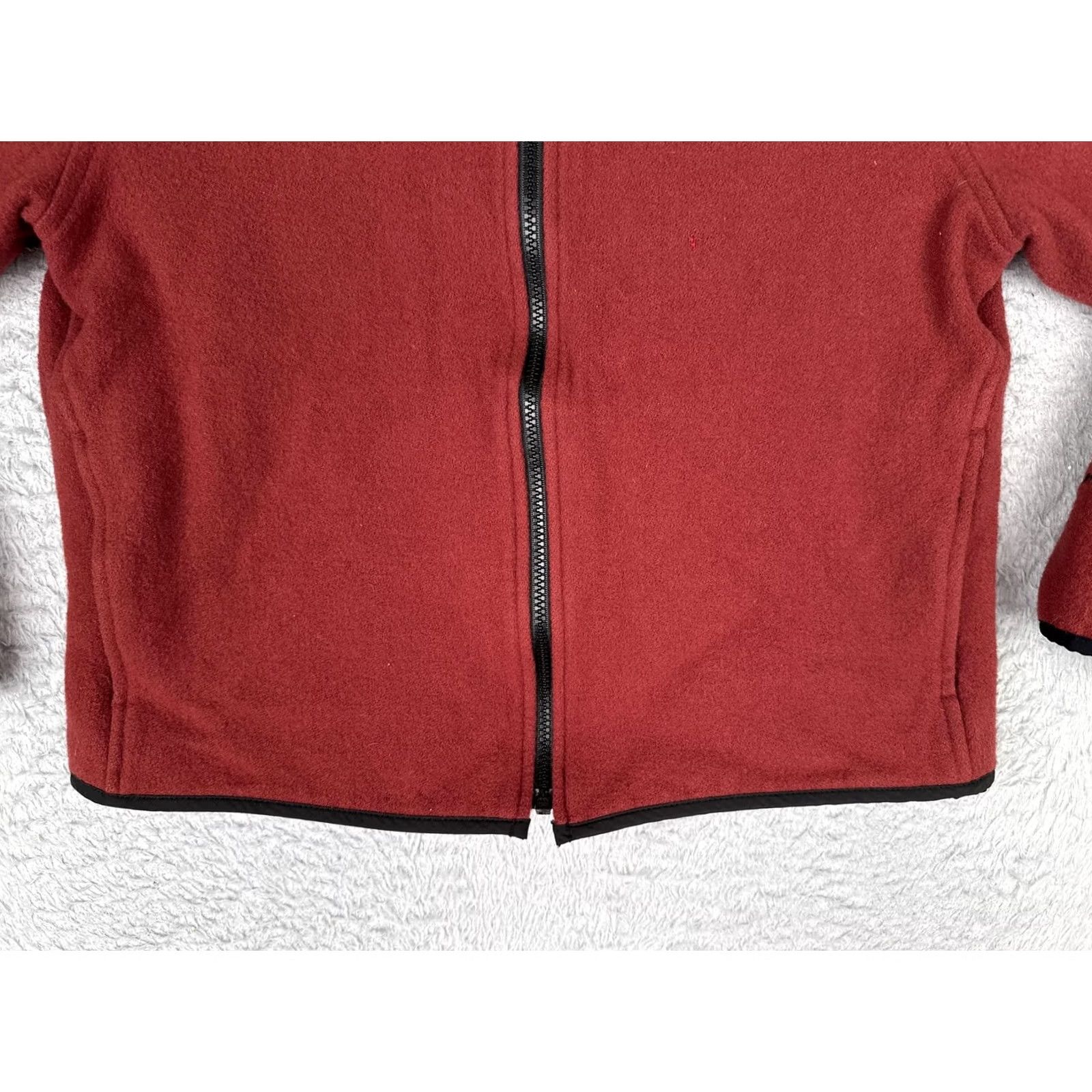 Vintage Woolrich Jacket Women Small Red Fleece Full Zip Lined Outdoor Hiking Casual Warm Size S / US 4 / IT 40 - 5 Thumbnail