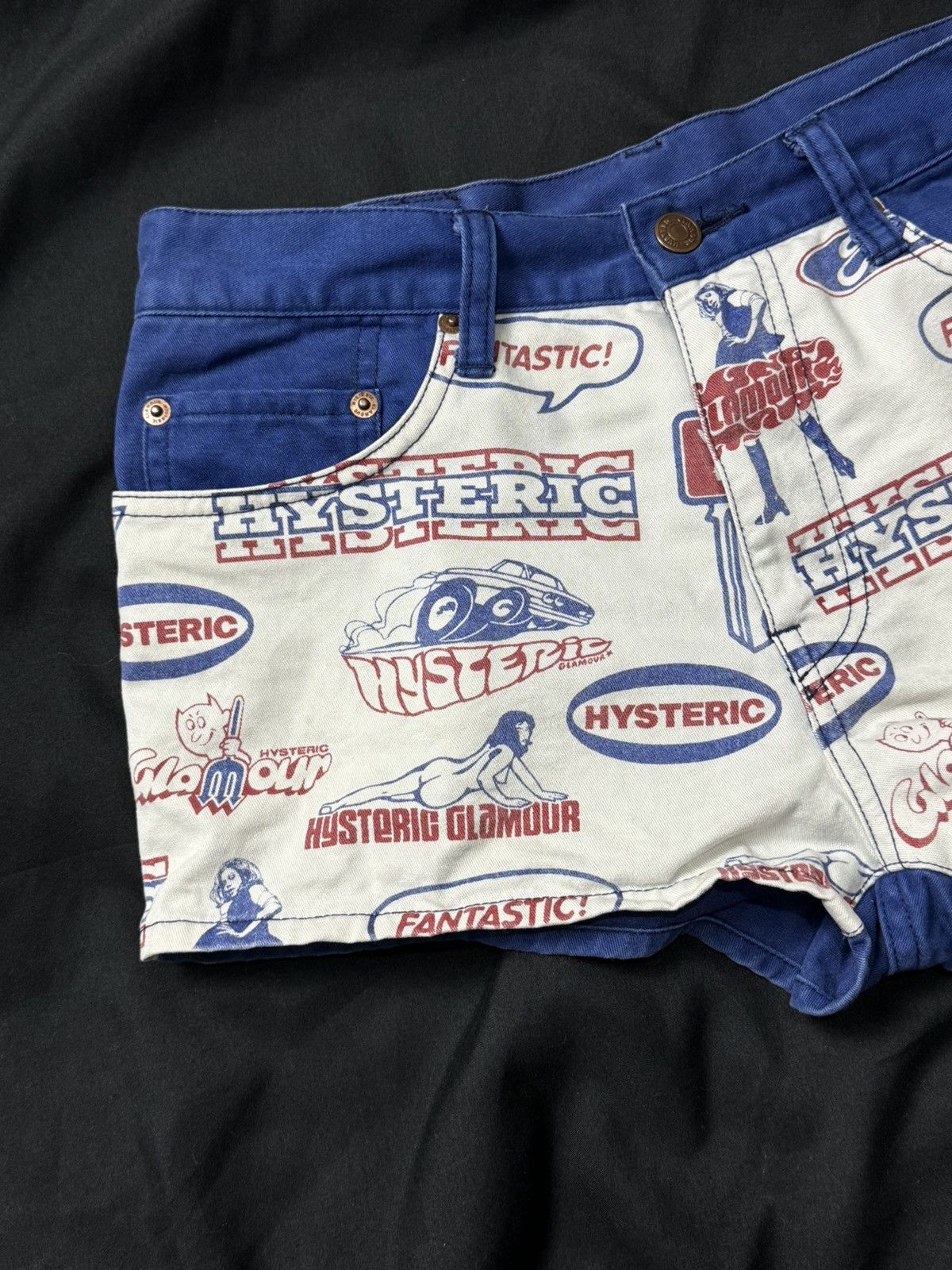 Hysteric Glamour × Japanese Brand Hysteric Glamour Y2K Hot Pants Gothic Styled Size US 28 / EU 44 - 4 Thumbnail