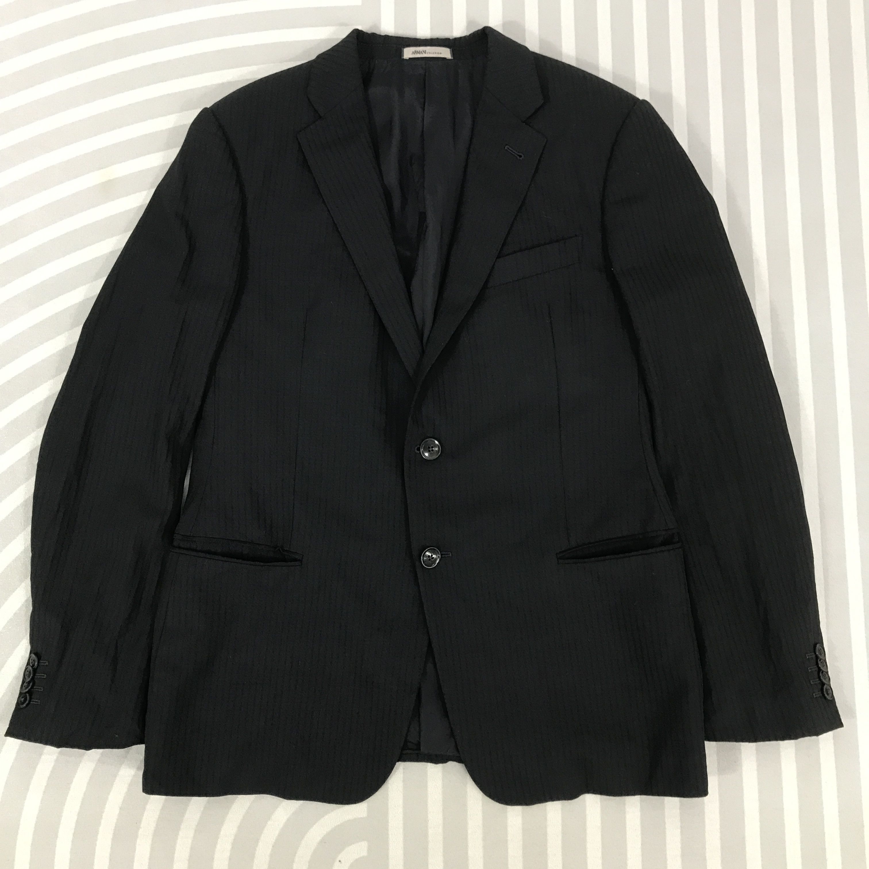 Armani Collezioni Vintage Armani Collezioni Clasiss Blazers K73B6 Size US L / EU 52-54 / 3 - 1 Thumbnail