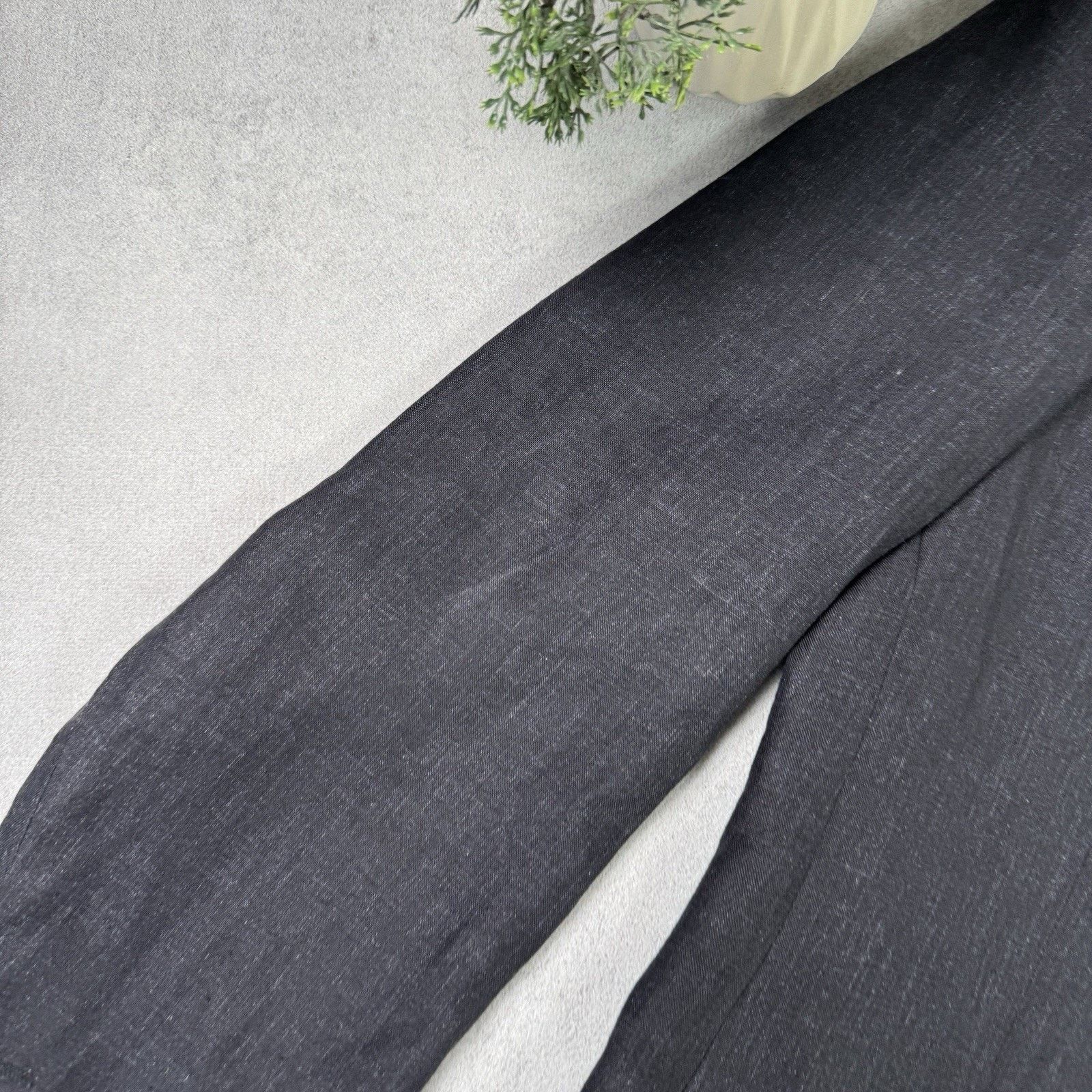 Burberry Burberry Men Linen Blazer Size 50 Black Size 40R - 7 Thumbnail