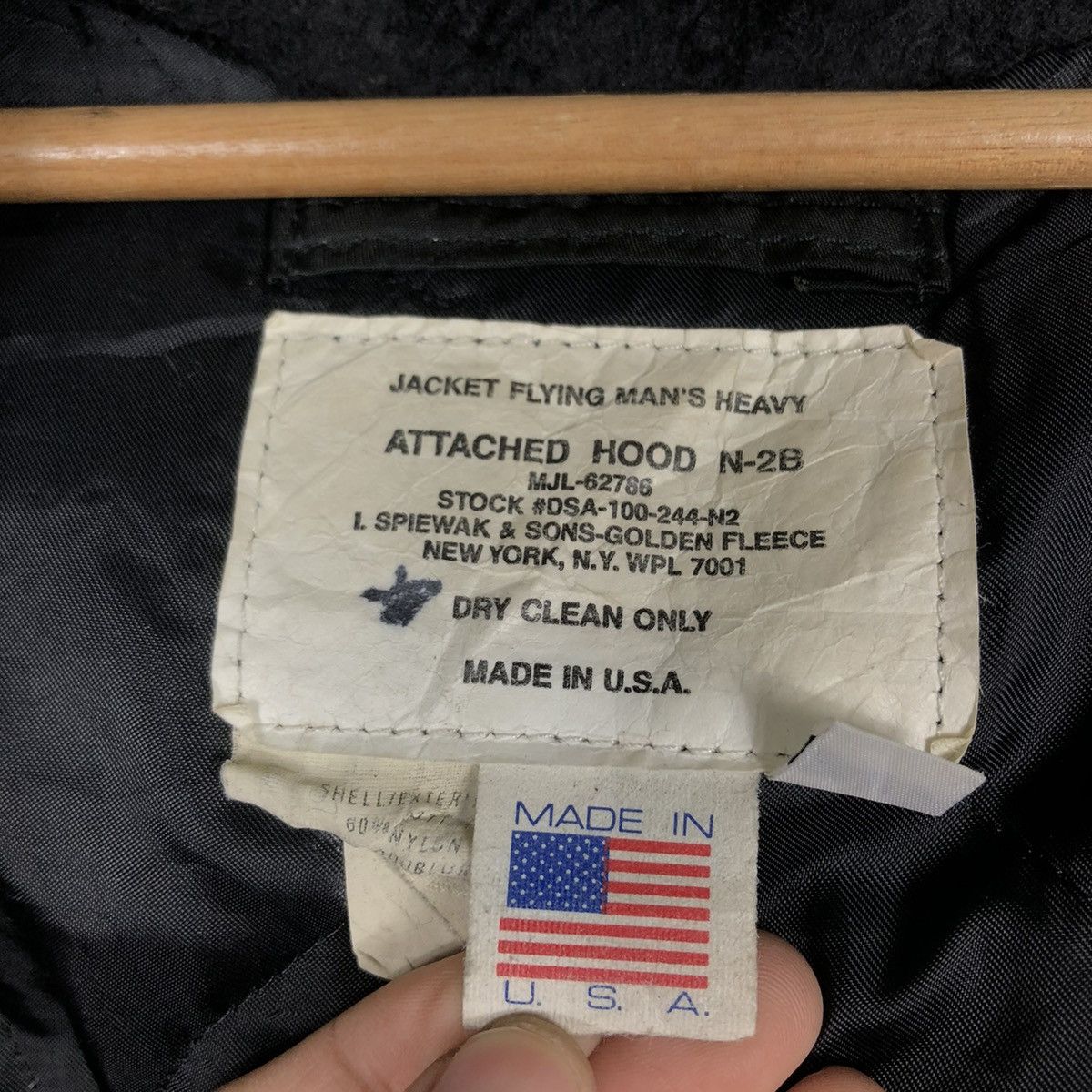 I. Spiewak And Sons 📌VINTAGE FLY BOMBER JACKET MILITARY I SPIEWAK & SONS GOLDEN Size US M / EU 48-50 / 2 - 20 Thumbnail