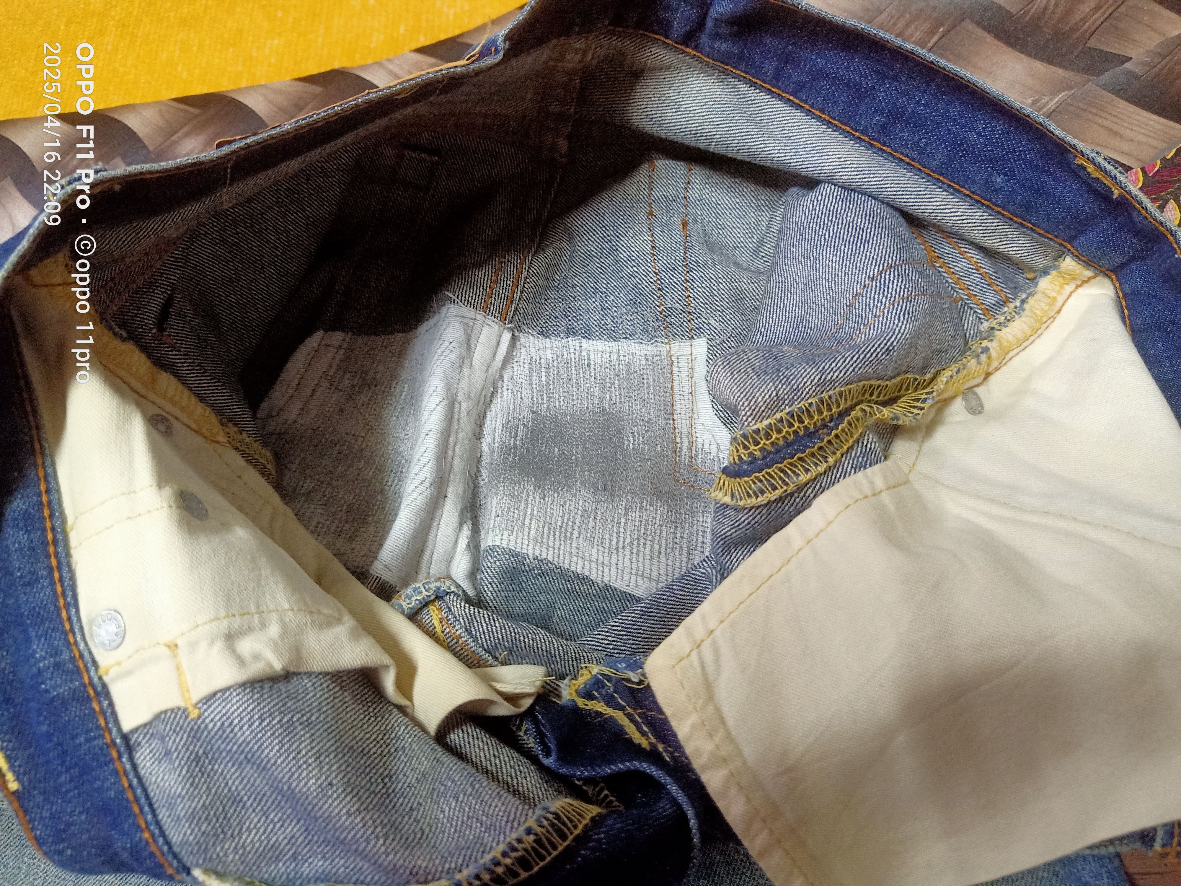 If Six Was Nine Levis Vtg LVC 517 Big E Non Selvedge Distressdenim Size US 28 / EU 44 - 11 Thumbnail