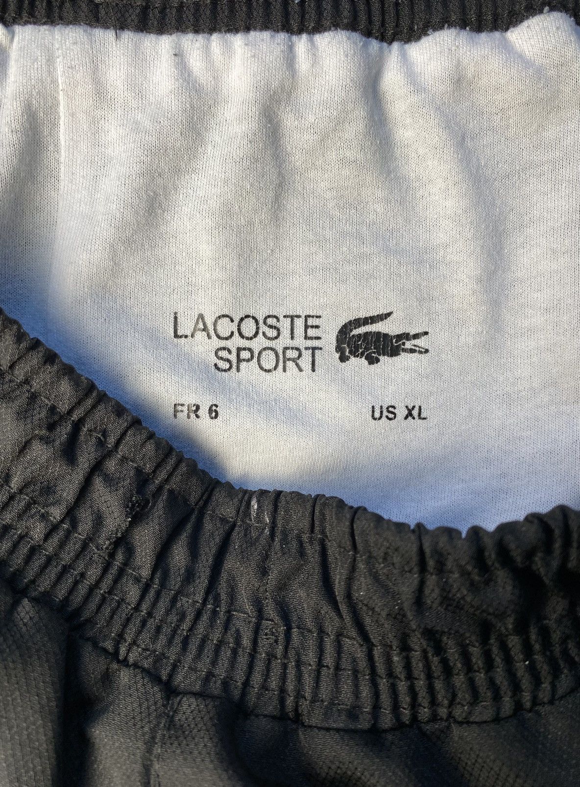 Lacoste Lacoste Vintage Track Pants XL Black Schwarz Men‘s Size US 42 / EU 58 - 8 Thumbnail