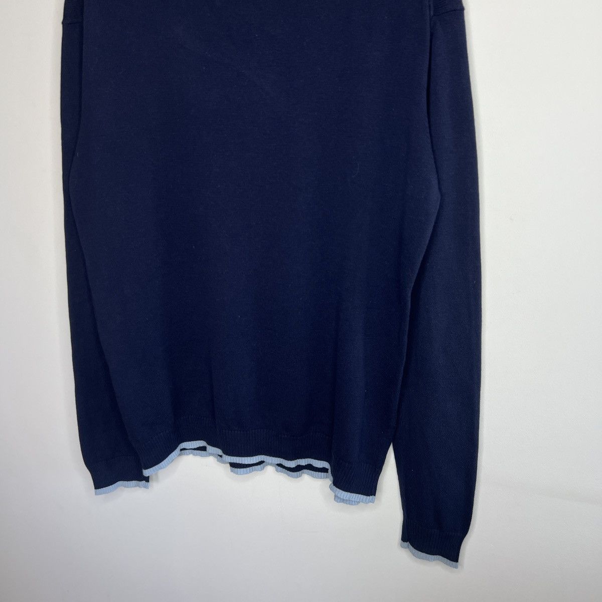 Yves Saint Laurent Yves Saint Laurent YSL Big Logo Knit Sweater Pullover Size US M / EU 48-50 / 2 - 8 Thumbnail