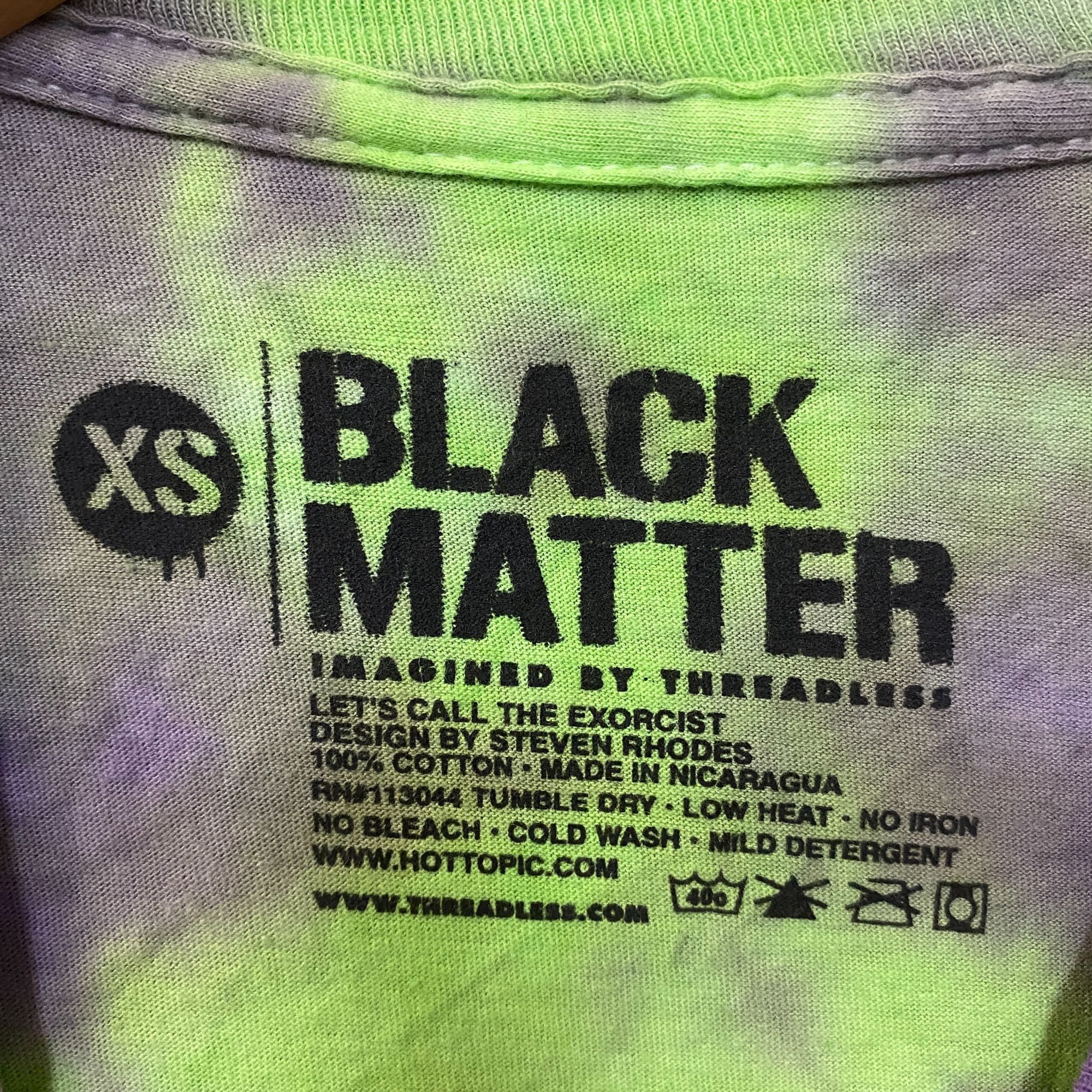 Other Black Matter Let's Call The Exorcist Tie Dye T-Shirt Extra S Size US XS / EU 42 / 0 - 4 Thumbnail