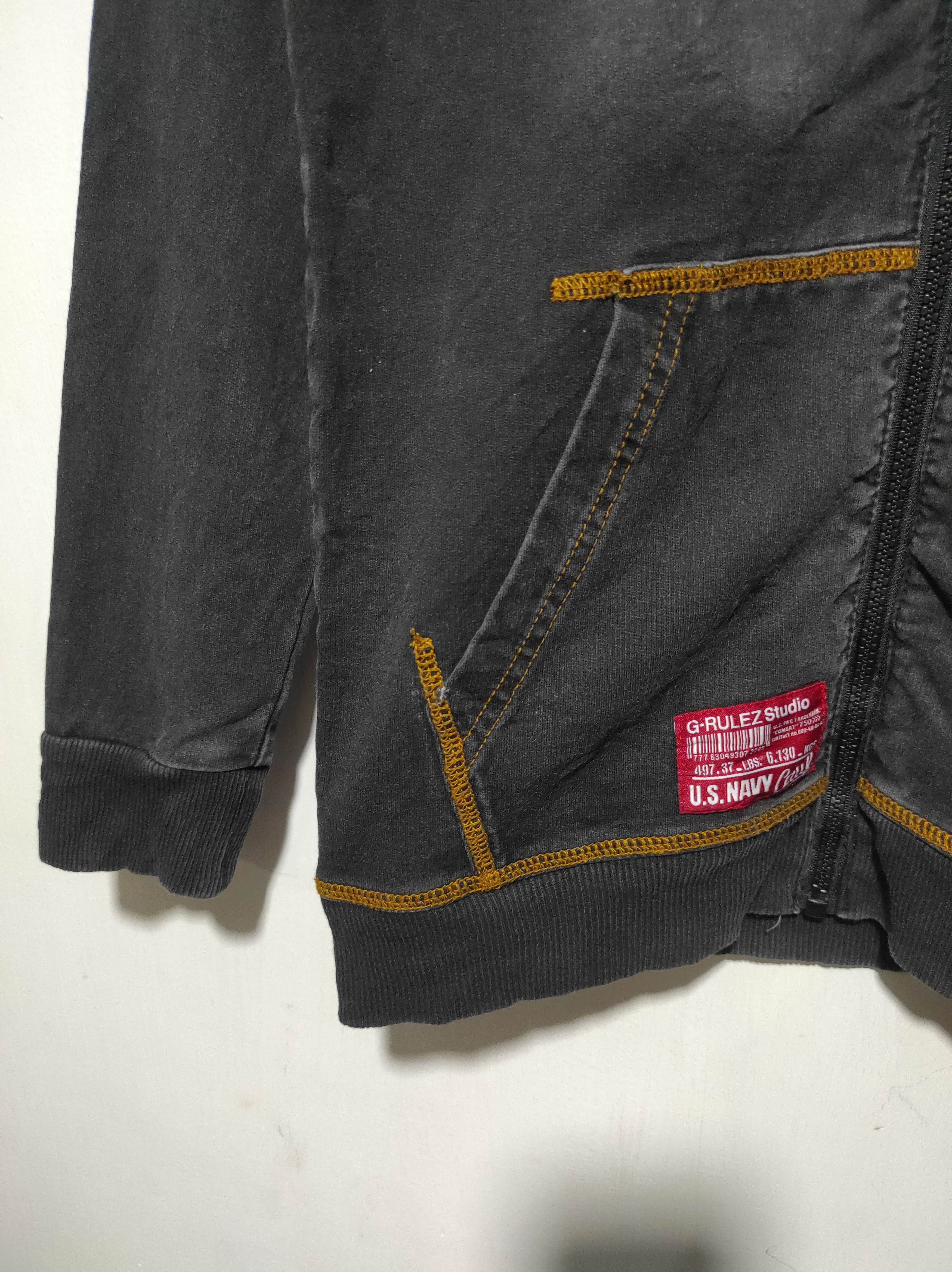 If Six Was Nine G-Rulez Black Wash Zipper Fur Hoodie i6w9 Lgb Style Size US XS / EU 42 / 0 - 7 Thumbnail