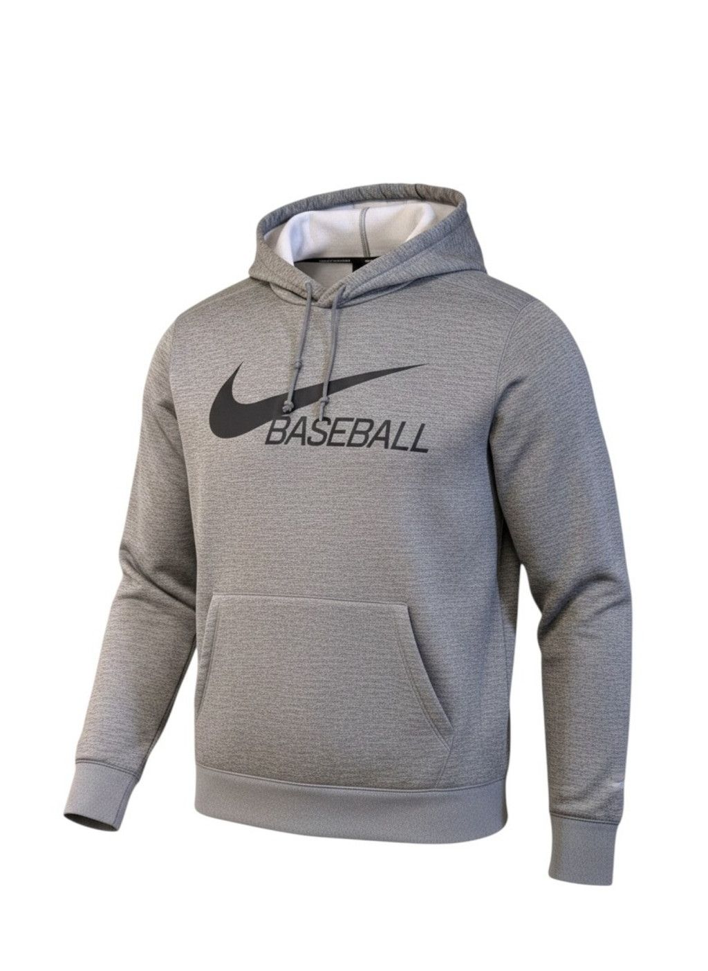 Nike Nike Baseball Hoodie Sweatshirt Large - gray w black logo Size US L / EU 52-54 / 3 - 1 Thumbnail