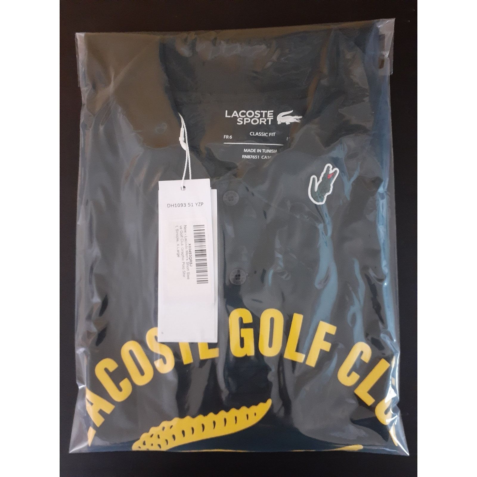 Lacoste Lacoste Men's Golf Club Graphic Polo Shirt Sinople XL Size US XL / EU 56 / 4 - 2 Thumbnail