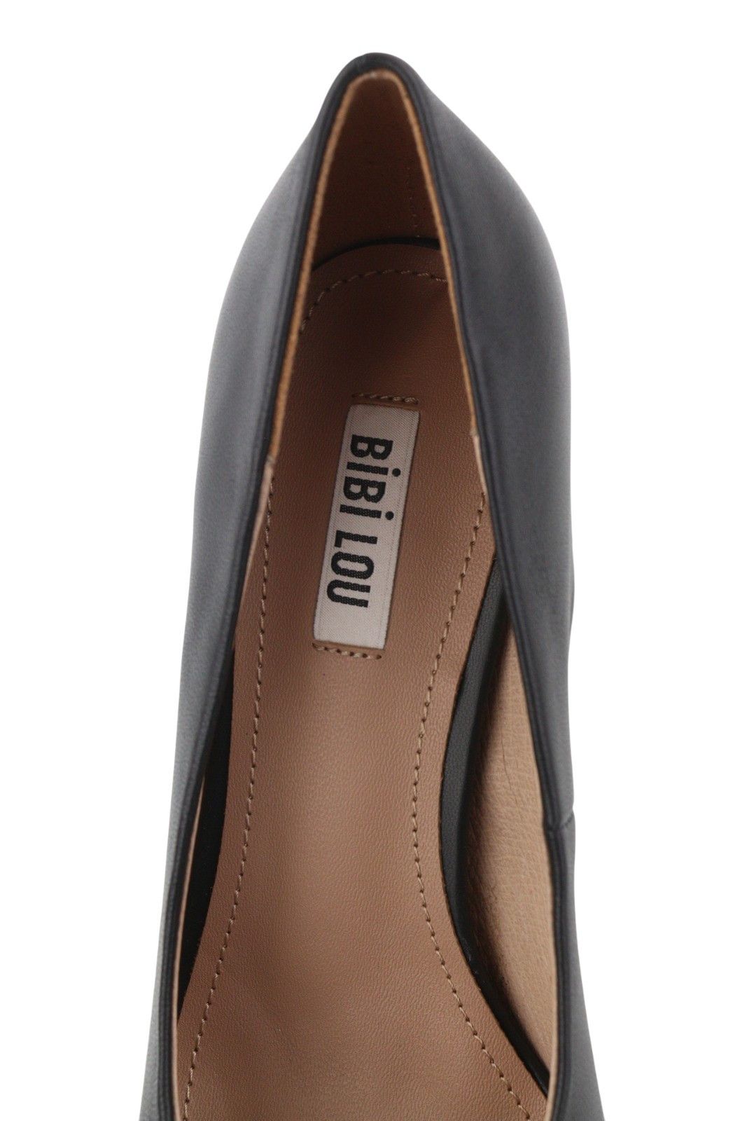 Other BIBI LOU DENNIS EU39 Black Leather Square Gold Tone 87565 Size US 8 / IT 38 - 9 Thumbnail