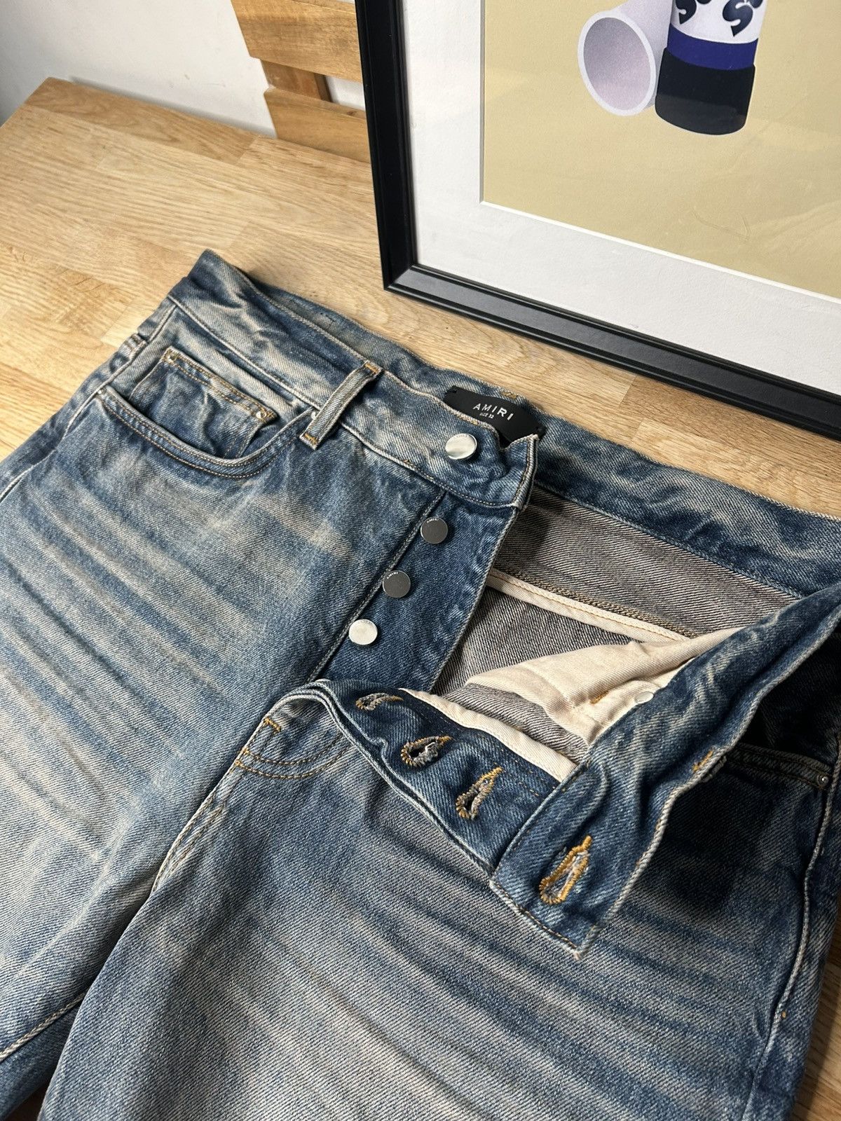 Amiri Amiri M022 Denim Jeans - Size 32R Size US 32 / EU 48 - 3 Thumbnail