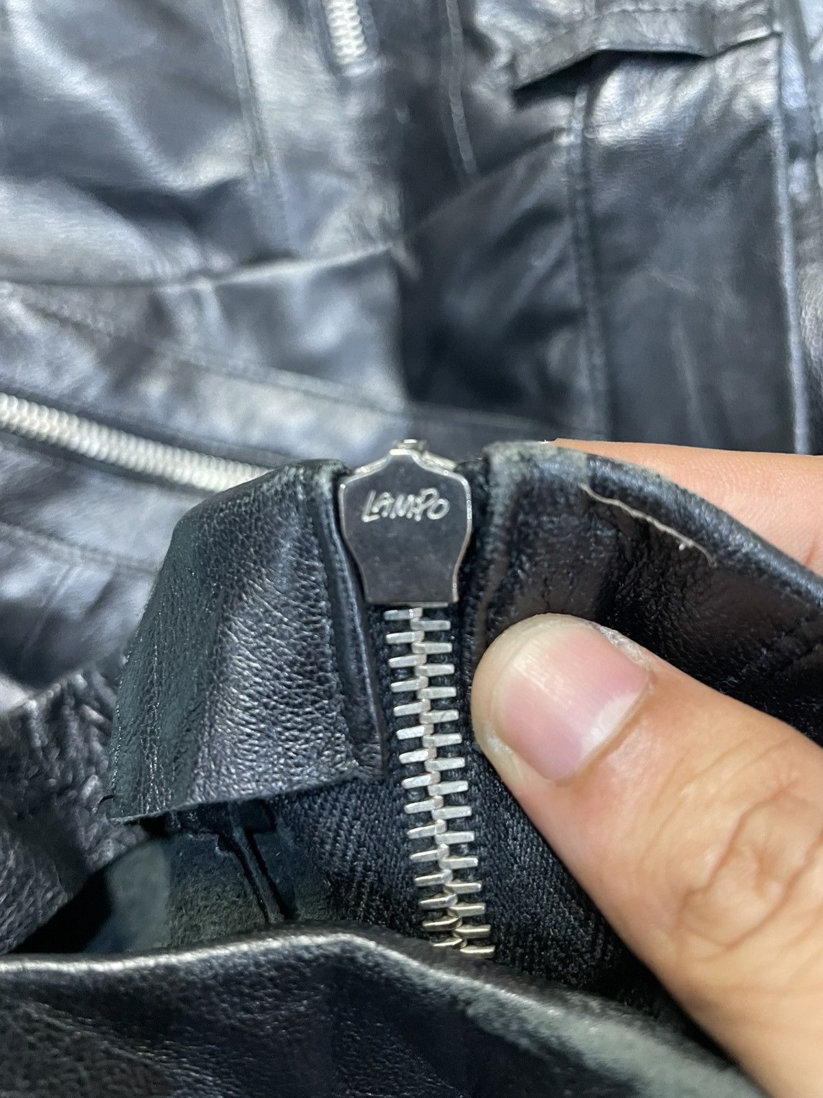 Versace Vintage Gianni Versace Leather Pants Size US 29 - 5 Thumbnail