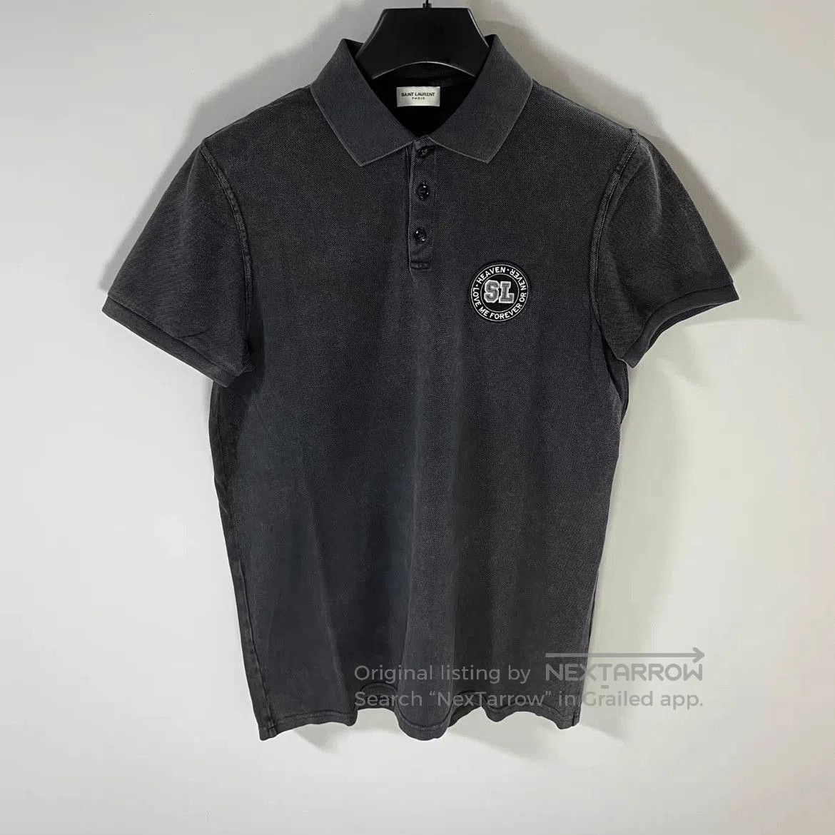 Saint Laurent Paris Saint Laurent Paris Logo Patch Polo. Size US S / EU 44-46 / 1 - 1 Thumbnail