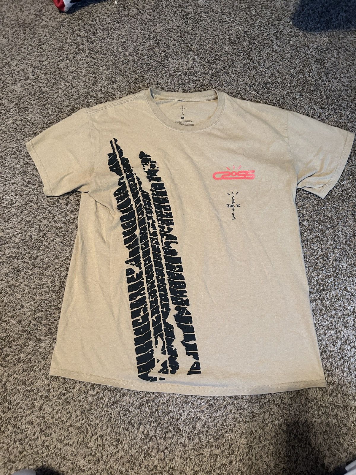 Travis Scott Travis Scott cross circuit Cactus Jack T-shirt Size US M / EU 48-50 / 2 - 1 Thumbnail