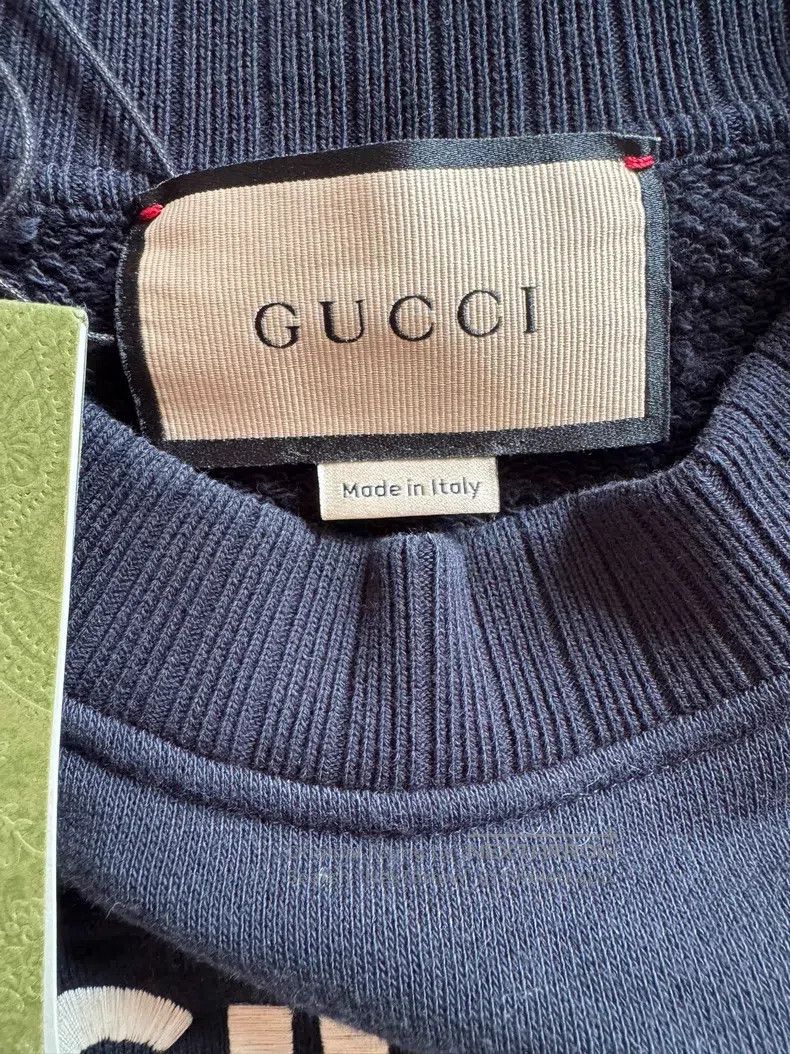 Gucci Gucci Dark blue sweatshirt Size US L / EU 52-54 / 3 - 3 Thumbnail
