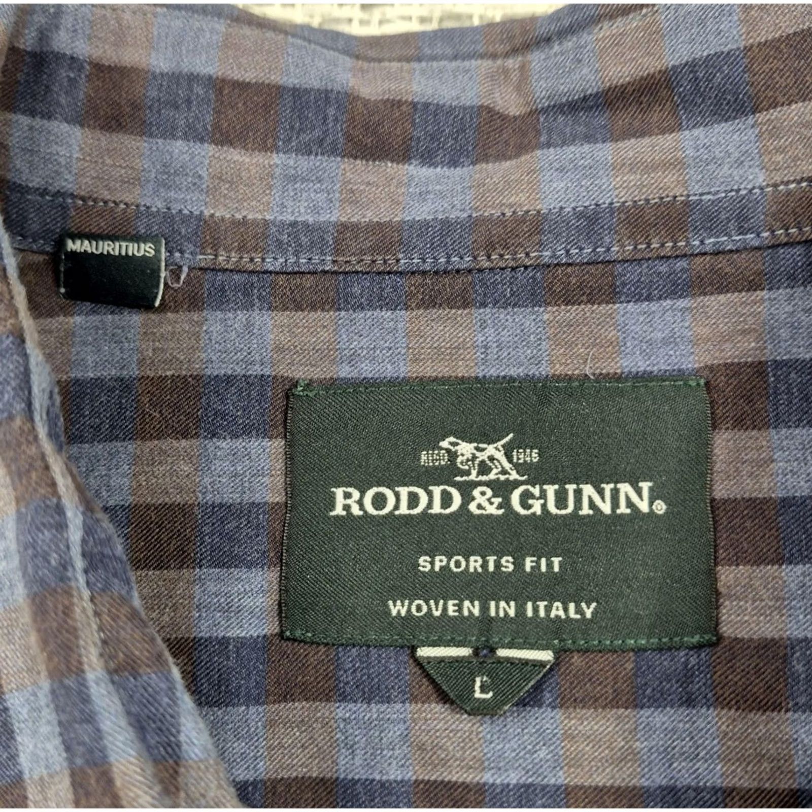 Rodd & Gunn Rodd & Gunn Button Up Shirt Mens Large Check Long Sleeve Casual Preppy Size US L / EU 52-54 / 3 - 5 Thumbnail