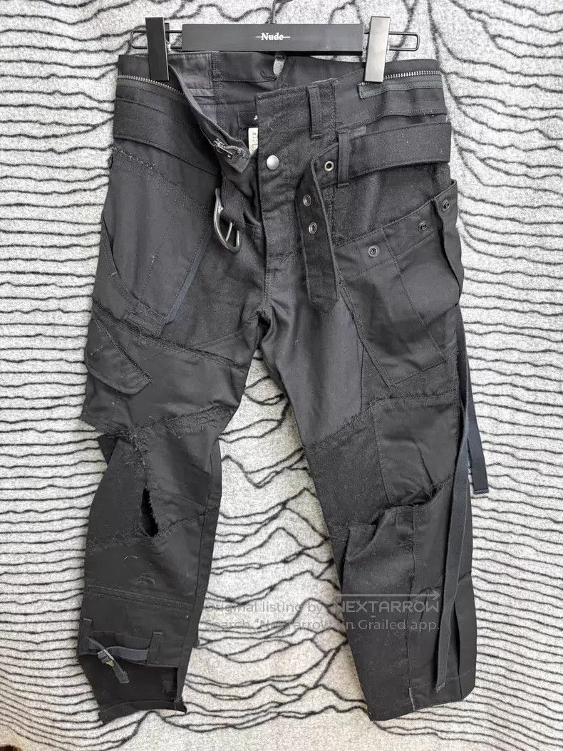 Junya Watanabe Junya Watanabe size XS Deconstructed Patchwork Tactical Pa Size US 27 - 1 Thumbnail