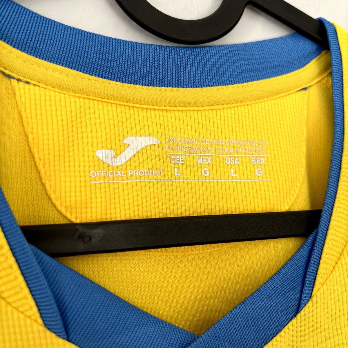Joma 2019 2020 GAME ISSUE Ukraine Yarmolenko Joma Soccer Jersey Size US L / EU 52-54 / 3 - 5 Thumbnail