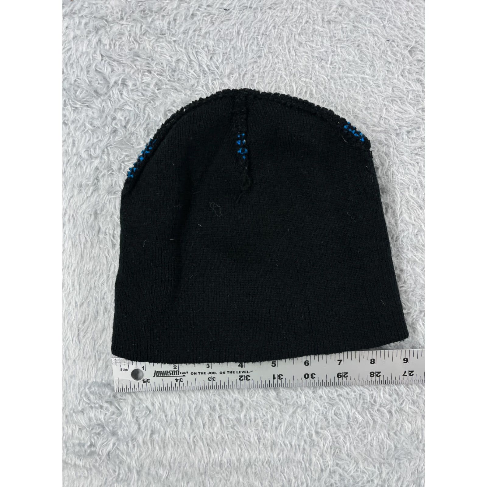 Vintage Matco Beanie Hats Toque Adult One Size Black Knit 100% Acrylic Tools Mechanic Logo Ski Size ONE SIZE - 4 Thumbnail