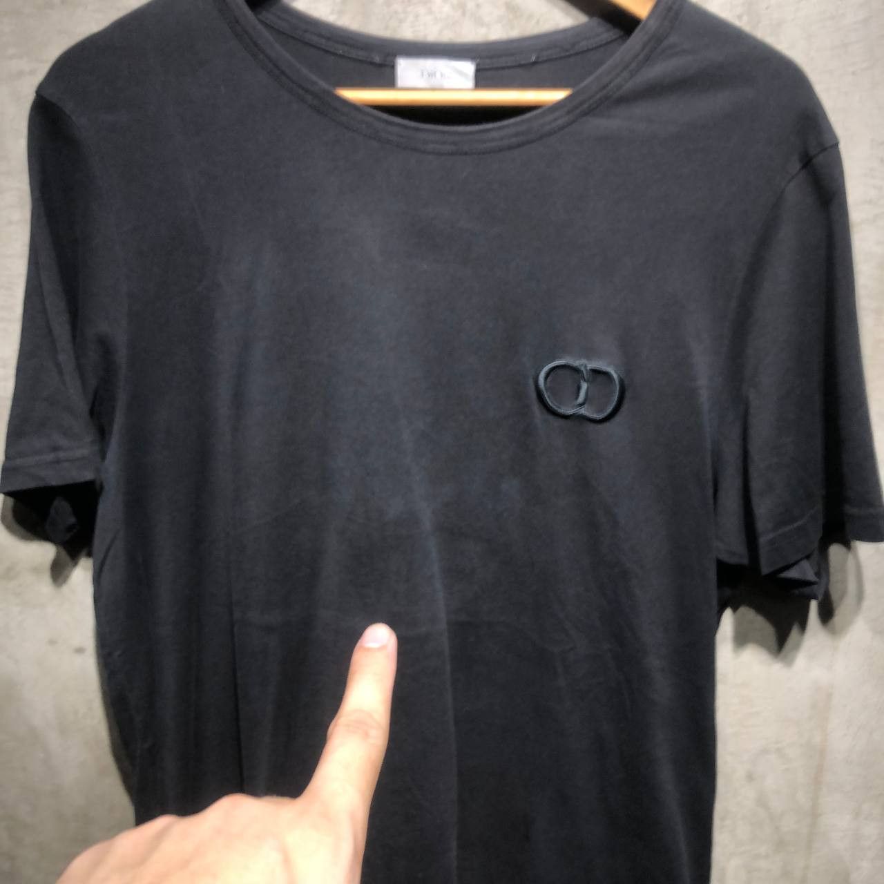 Dior Christian Dior “CD” Embroidered logo tee Size US M / EU 48-50 / 2 - 3 Thumbnail