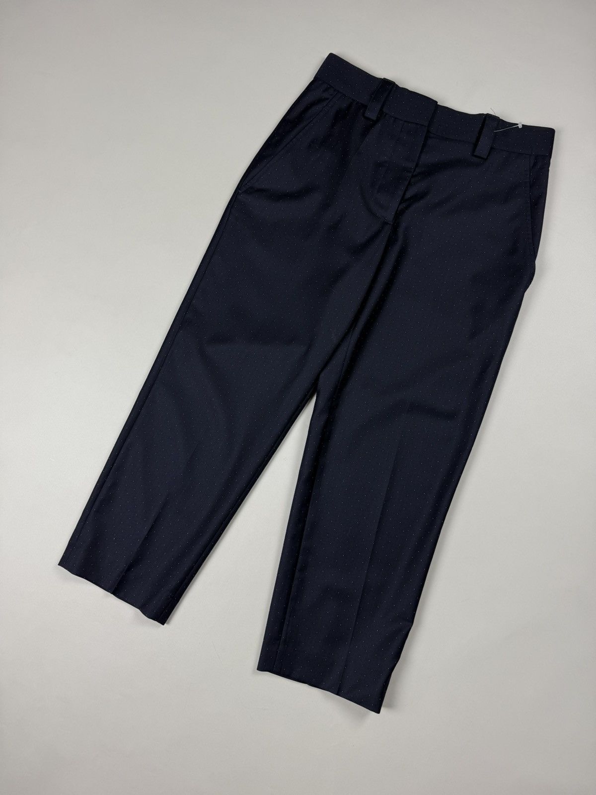 Acne Studios Acne Studios Trea Dot Suit Cropped Wool Dress Pants Trousers Size 25" / US 0 / IT 36 - 4 Thumbnail