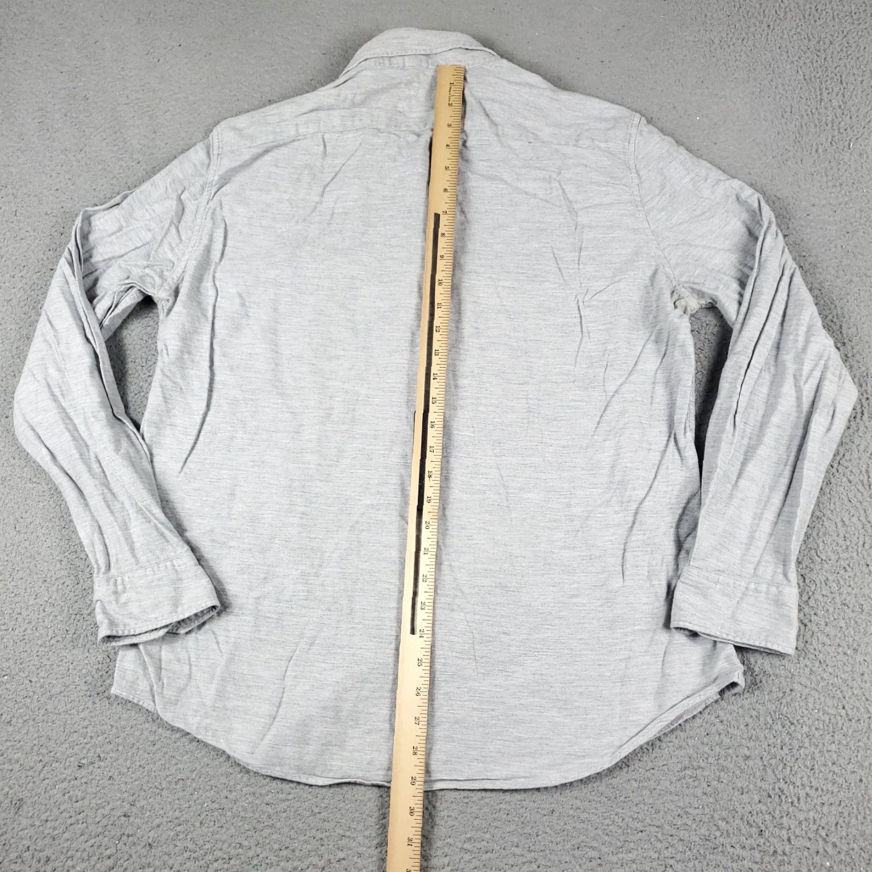 American Eagle Outfitters American Eagle Outfitters Button-Up Shirt Mens XL Gray Casual Long Sleeve Size US XL / EU 56 / 4 - 5 Thumbnail