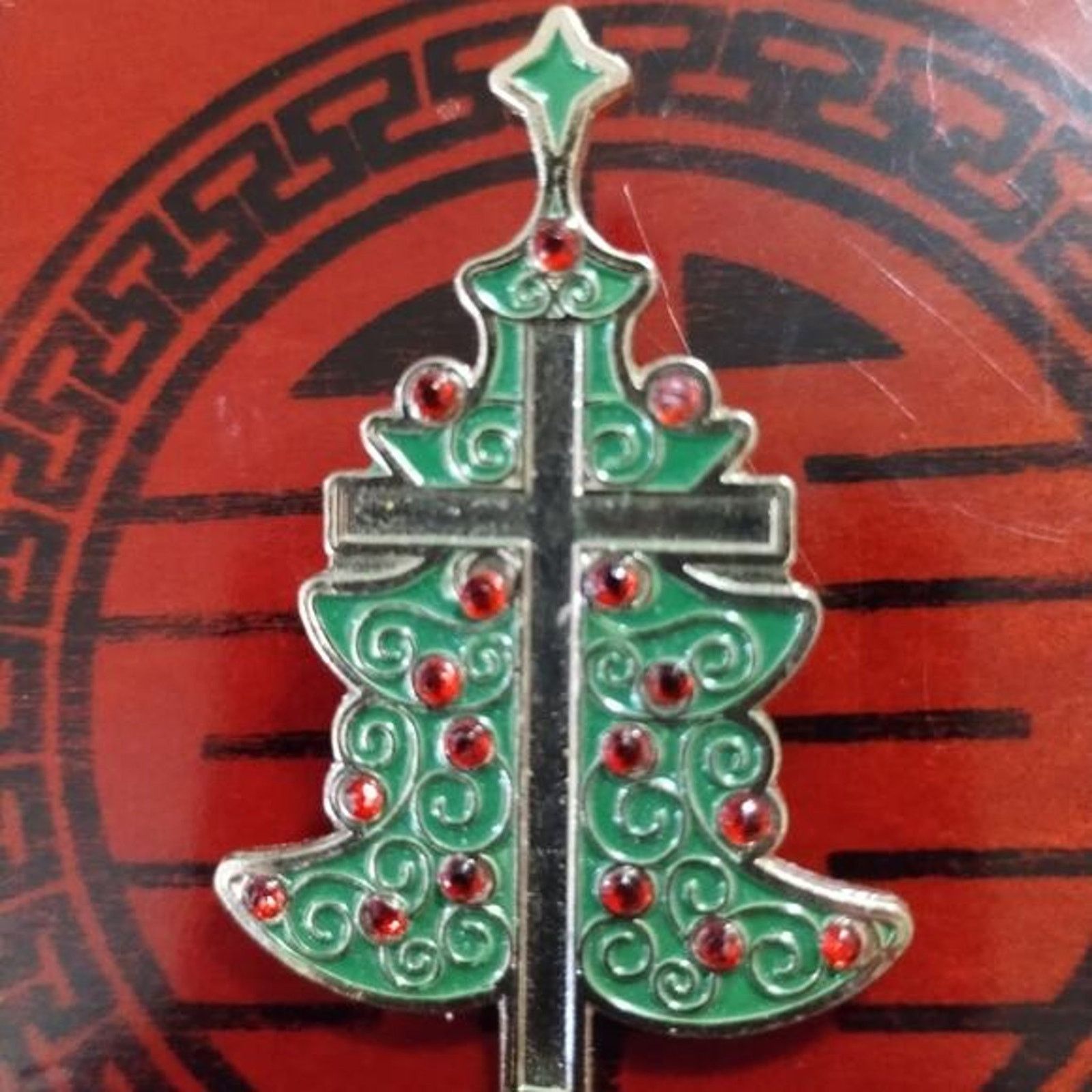 Vintage Really cute little vintage Christmas tree cross Size ONE SIZE - 2 Thumbnail