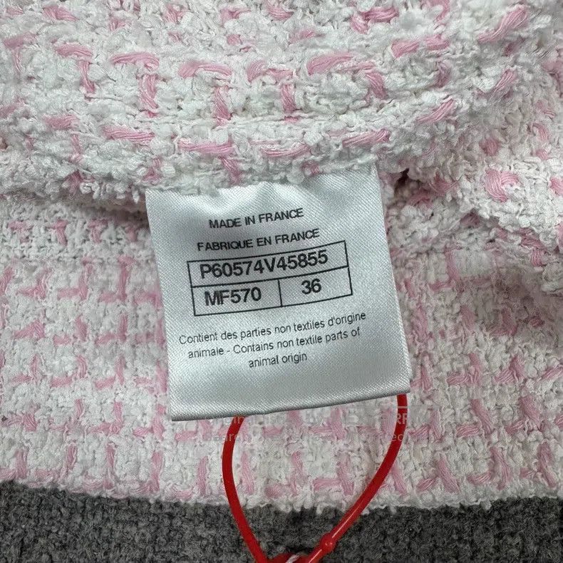Chanel Chanel Cruise Series Pink Coarse Flower Coat Size XS / US 0-2 / IT 36-38 - 6 Thumbnail