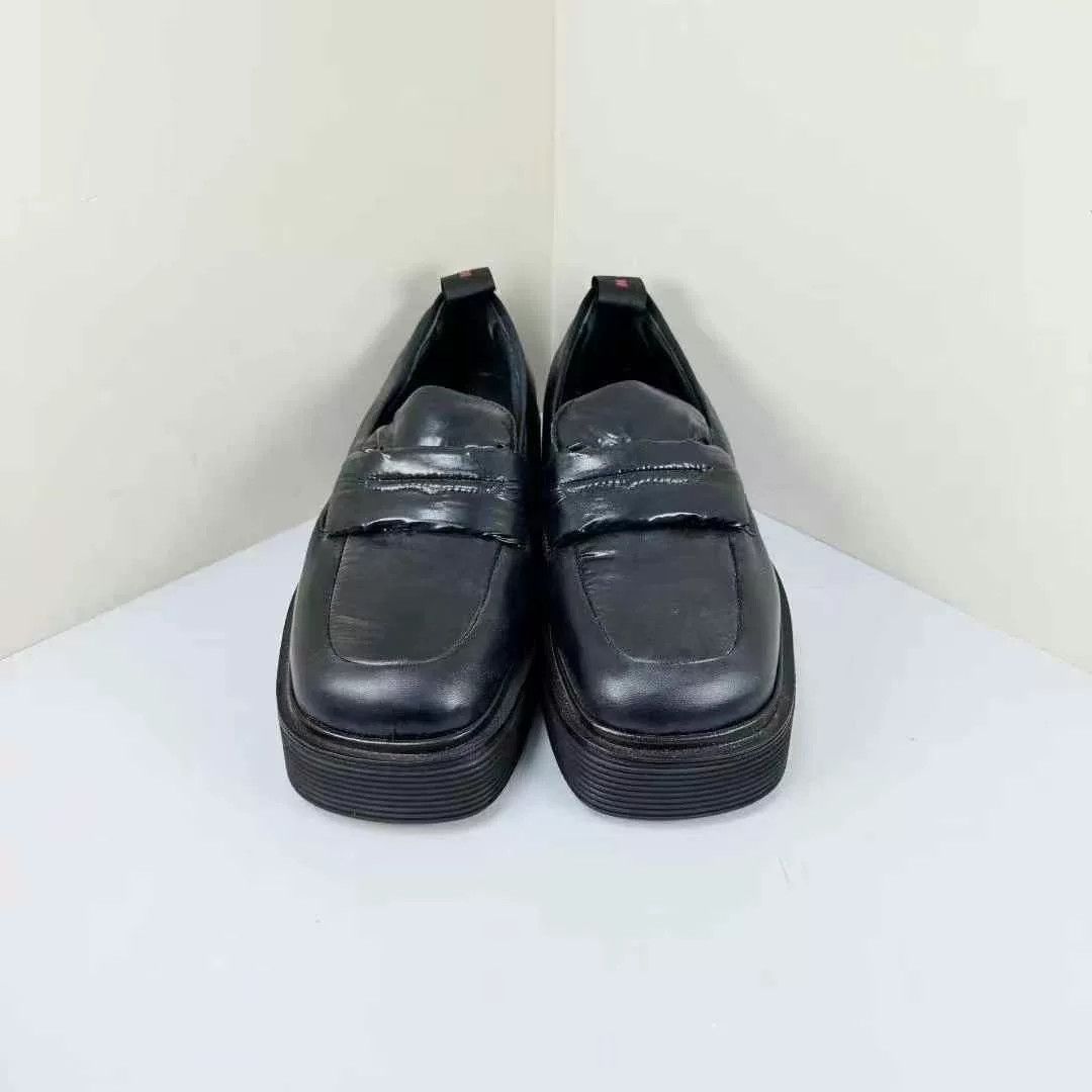 Marni Marni Black Nylon Square Toe Loafers Size US 6 / EU 39 - 1 Thumbnail