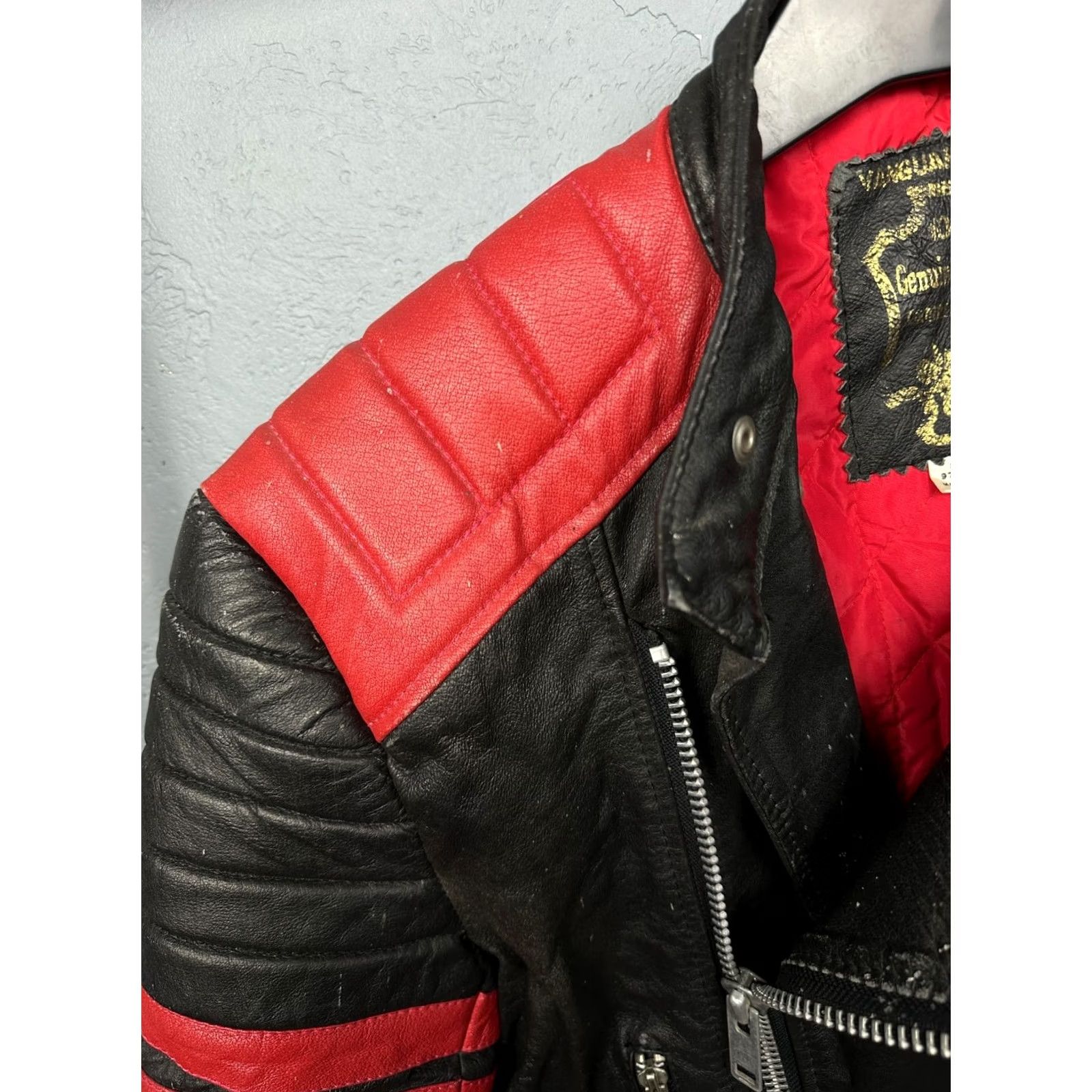 Vintage VINTAGE 90s Mens Biker Leather Jacket M Black Jacket Mens 90s Vintage Leather Biker Jacket Mid Black Mens Size US M / EU 48-50 / 2 - 6 Thumbnail