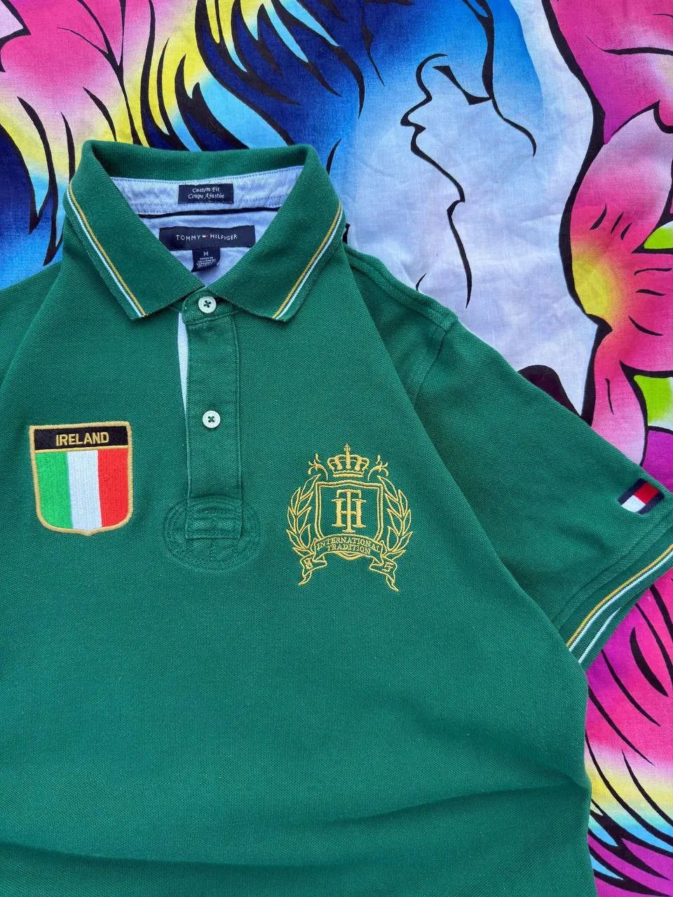 Tommy Hilfiger Tommy Hilfiger Ireland #8 polo tshirt in green Size M Size US M / EU 48-50 / 2 - 2 Thumbnail