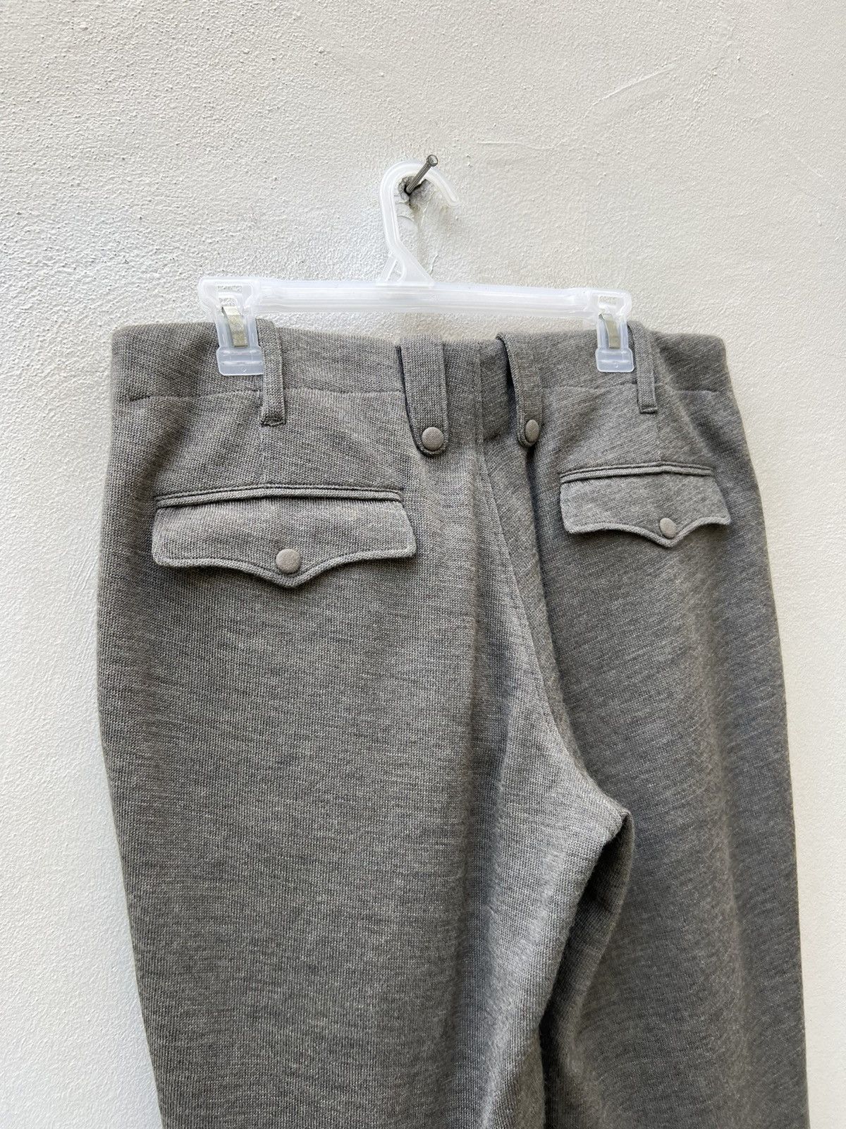 Japanese Brand SAMPLE Kiminori Morishita Cropped Wool Jodhpur Trouser Pant Size US 31 - 16 Thumbnail