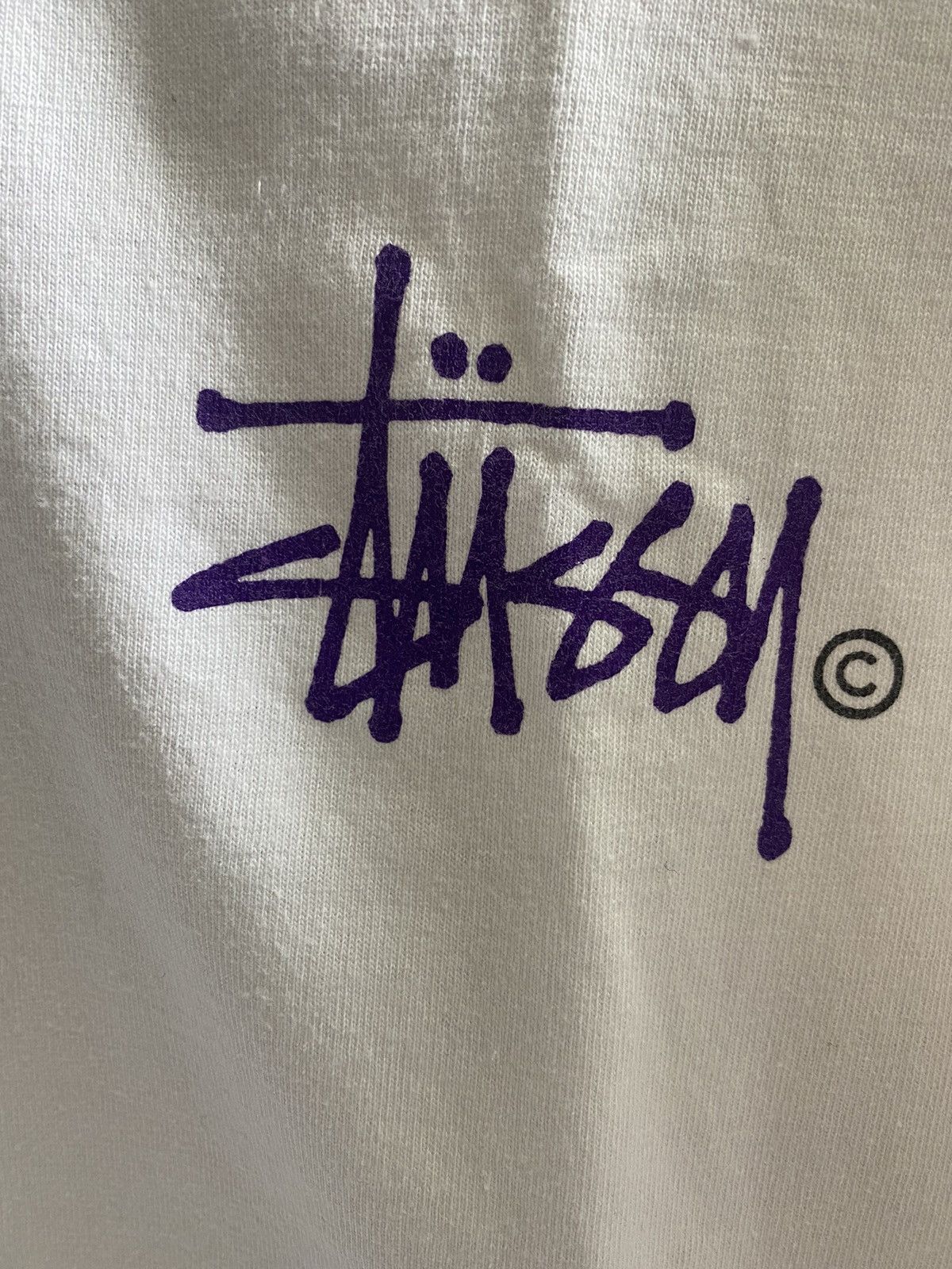 Stussy STUSSY DISTRESSED TSHIRT Size US L / EU 52-54 / 3 - 3 Thumbnail