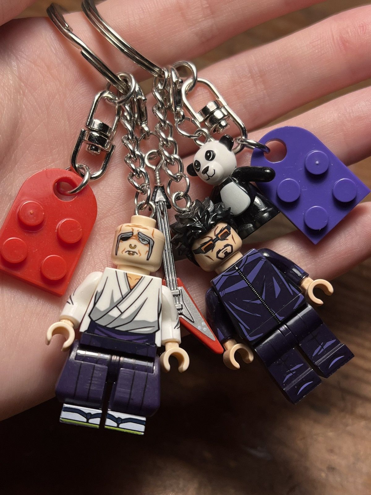 Anime Jujutsu Kaisen anime minifigure keychain keyring Size ONE SIZE - 1 Thumbnail