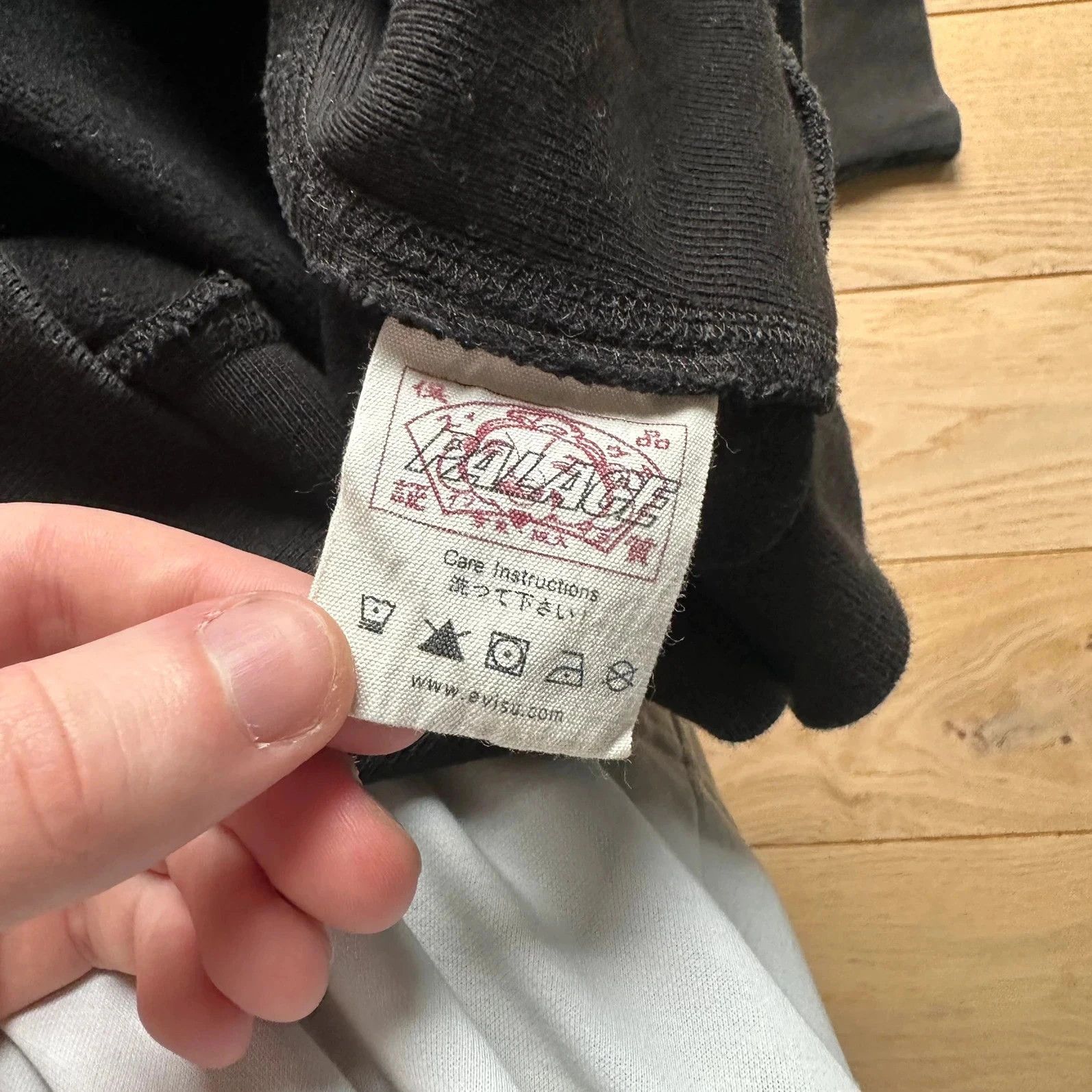 Evisu × Palace Sweatshirt Hoodie Evisu Palace Black SS20 Size US L / EU 52-54 / 3 - 9 Thumbnail