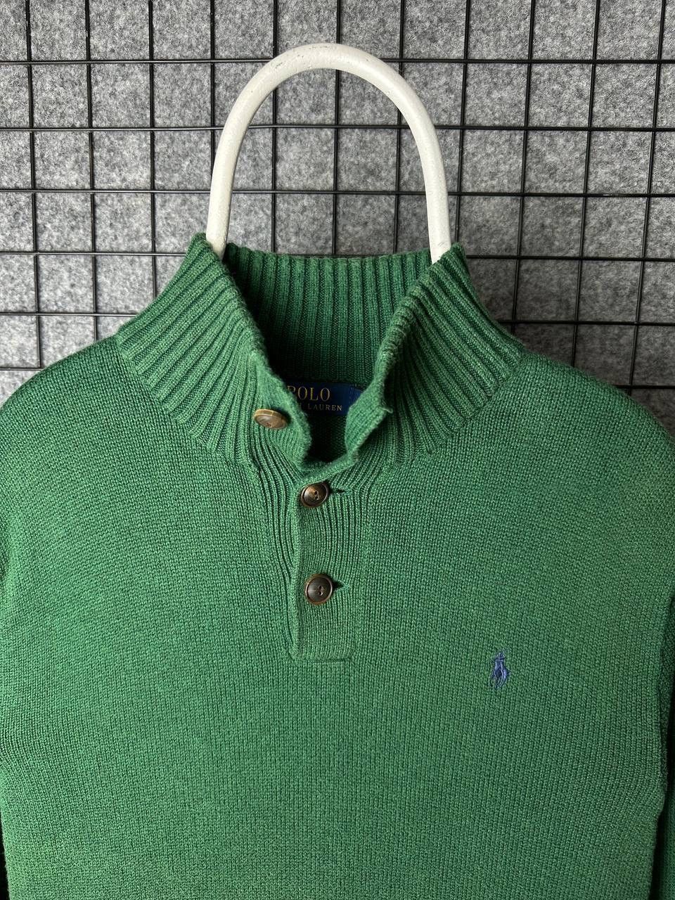 Polo Ralph Lauren × Ralph Lauren Polo Ralph Lauren sweater knit buckle size Medium Size US M / EU 48-50 / 2 - 2 Thumbnail