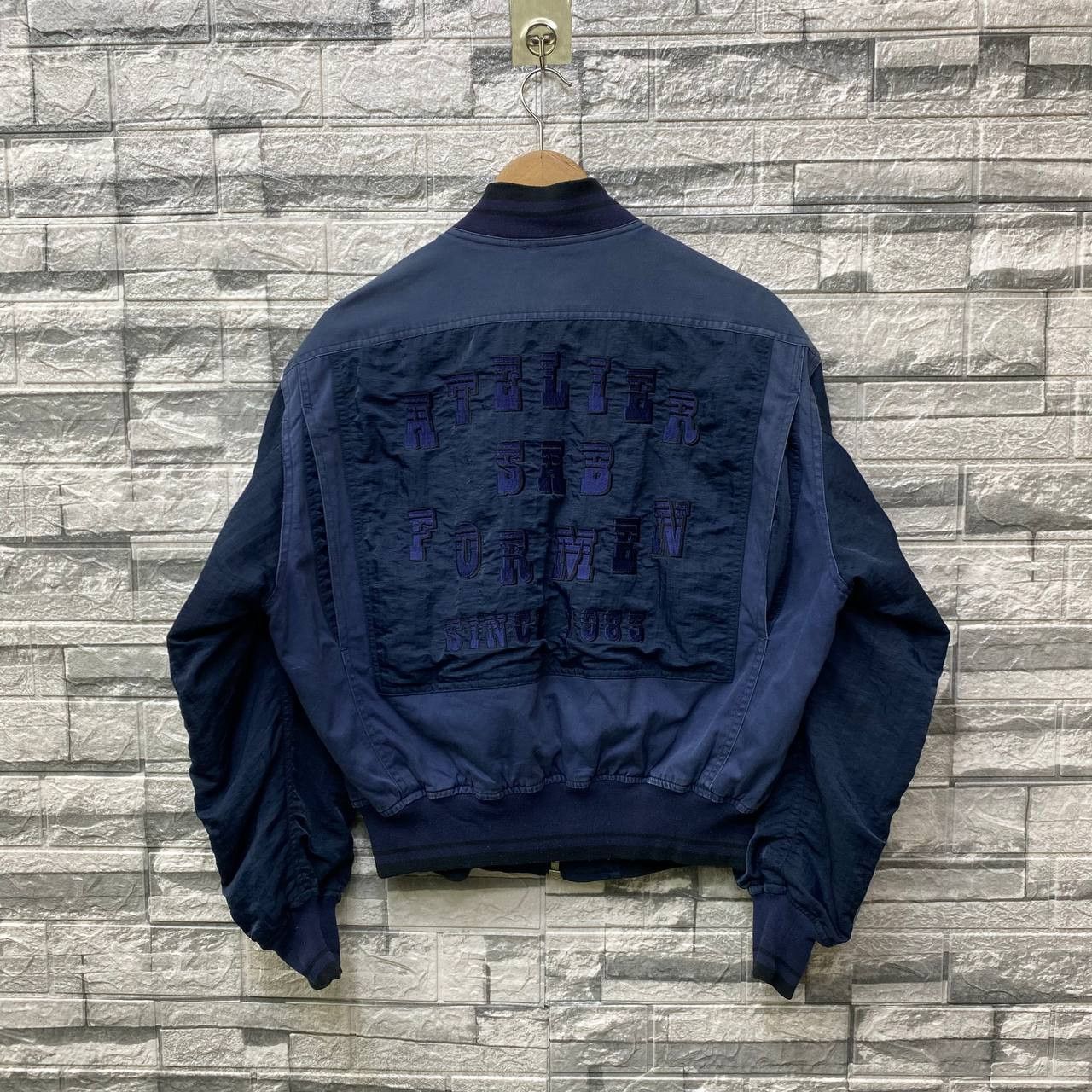 Japanese Brand YS FOR MEN ATELIER SAB FOR MEN BOMBER JACKET EMBROIDERED Size US M / EU 48-50 / 2 - 1 Thumbnail