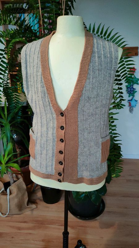 Other Handmade cardigan vest size L Size L / US 10 / IT 46 - 1 Thumbnail