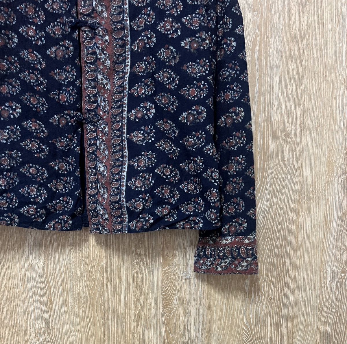 45rpm × Japanese Brand 45rpm Indigo Chinese Shirt Style Rare Design Size XS / US 0-2 / IT 36-38 - 3 Thumbnail