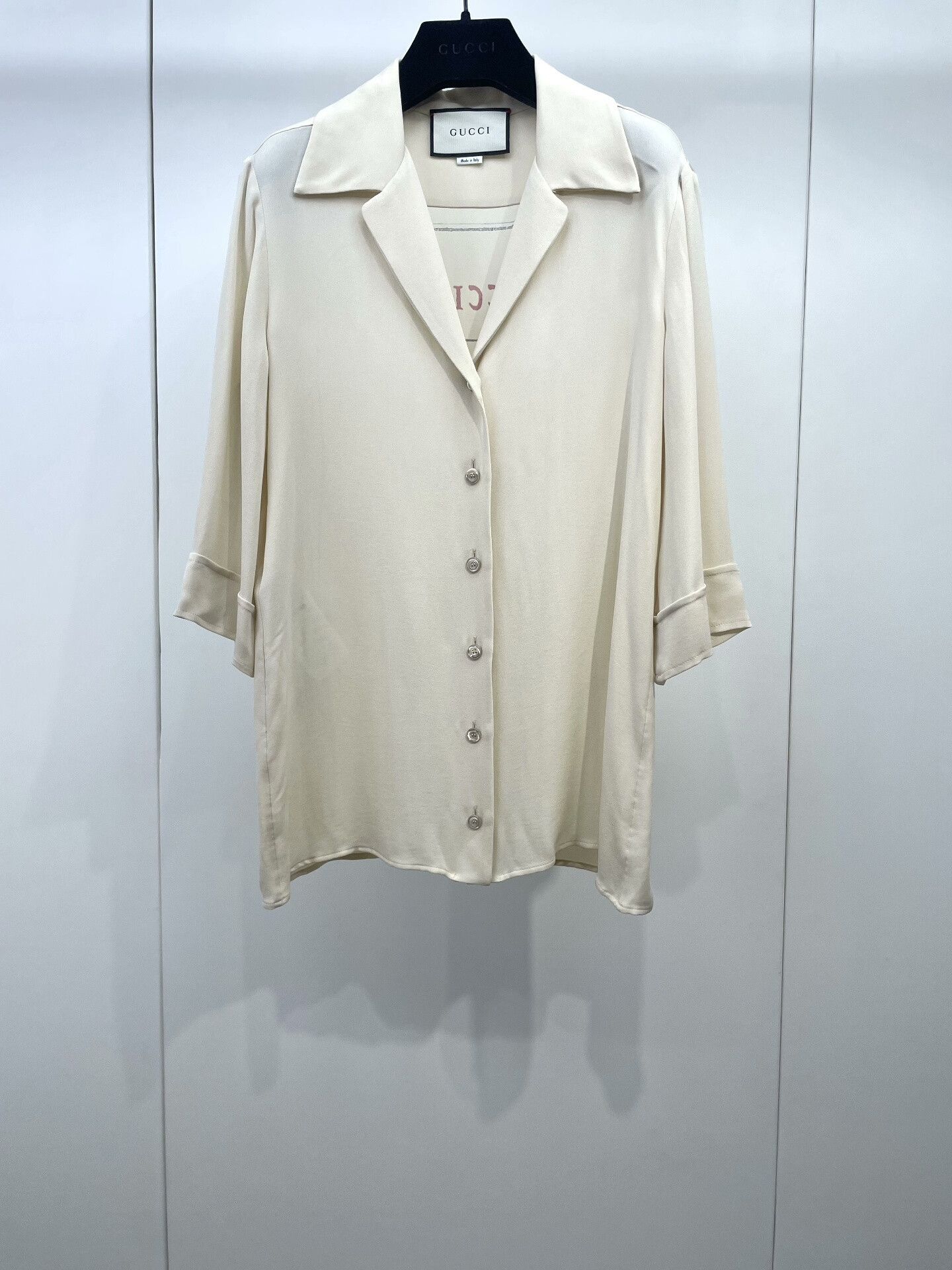 Gucci Gucci Printed Letter Loose Shirt Size S / US 4 / IT 40 - 1 Thumbnail