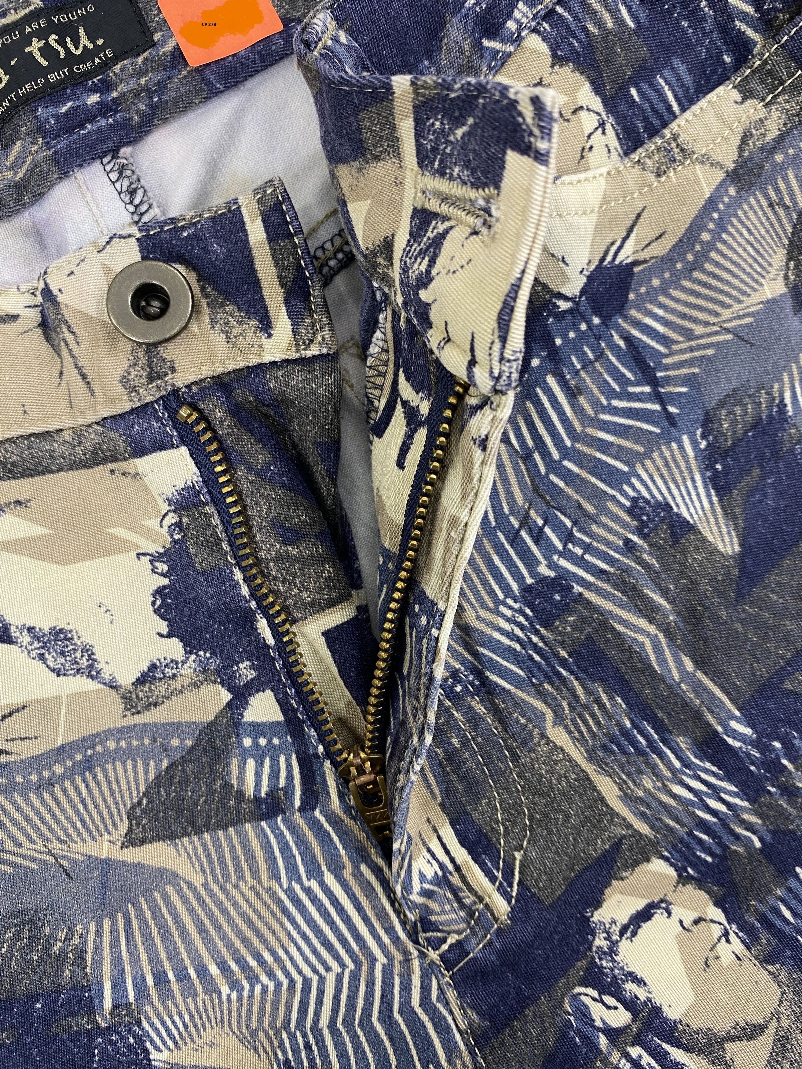 Japanese Brand Vintage Seditionaries Full Print Unisex Pants -CP278 Size US 27 - 5 Thumbnail